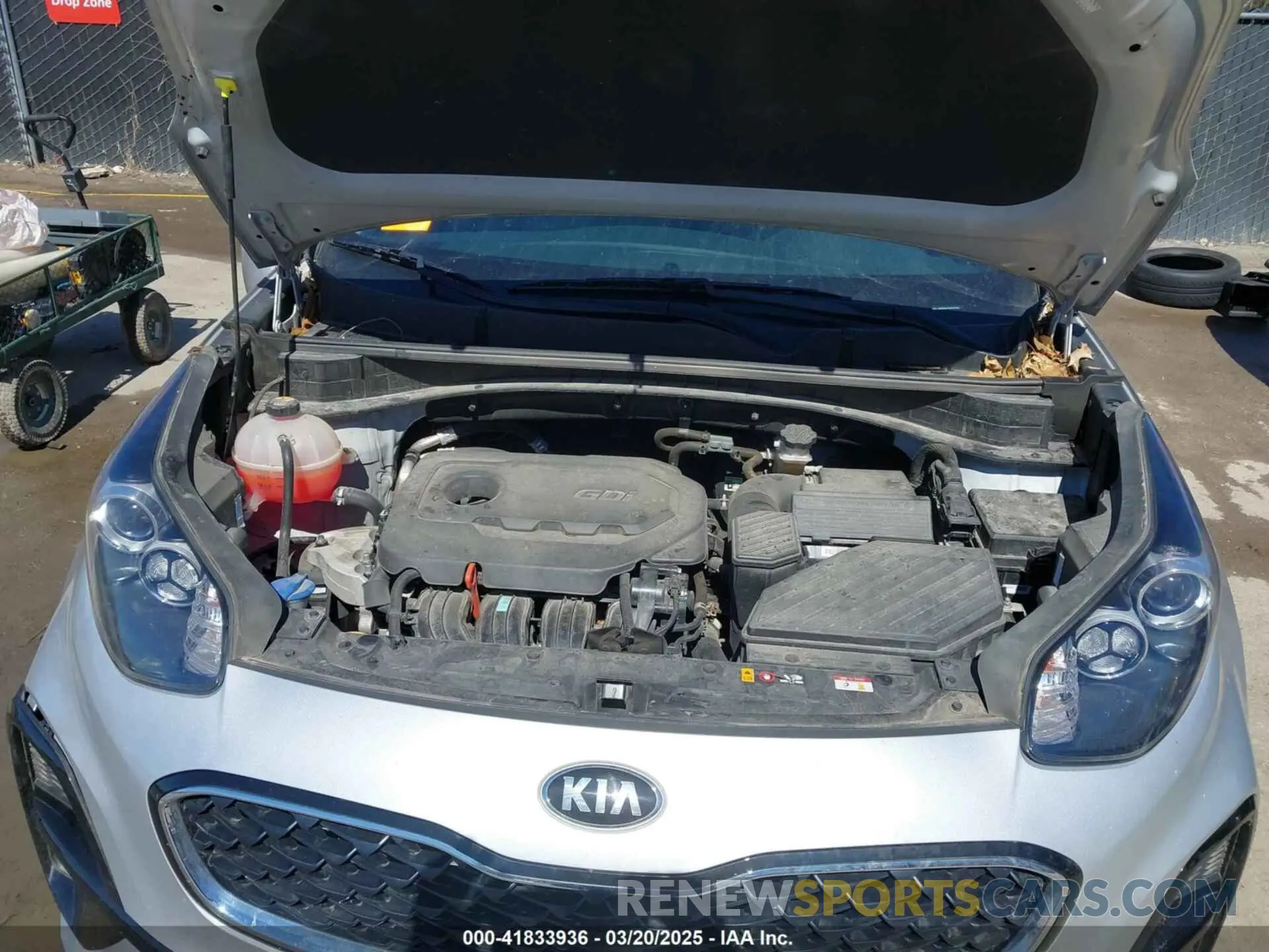 10 Photograph of a damaged car KNDPM3AC9M7927654 KIA SPORTAGE 2021