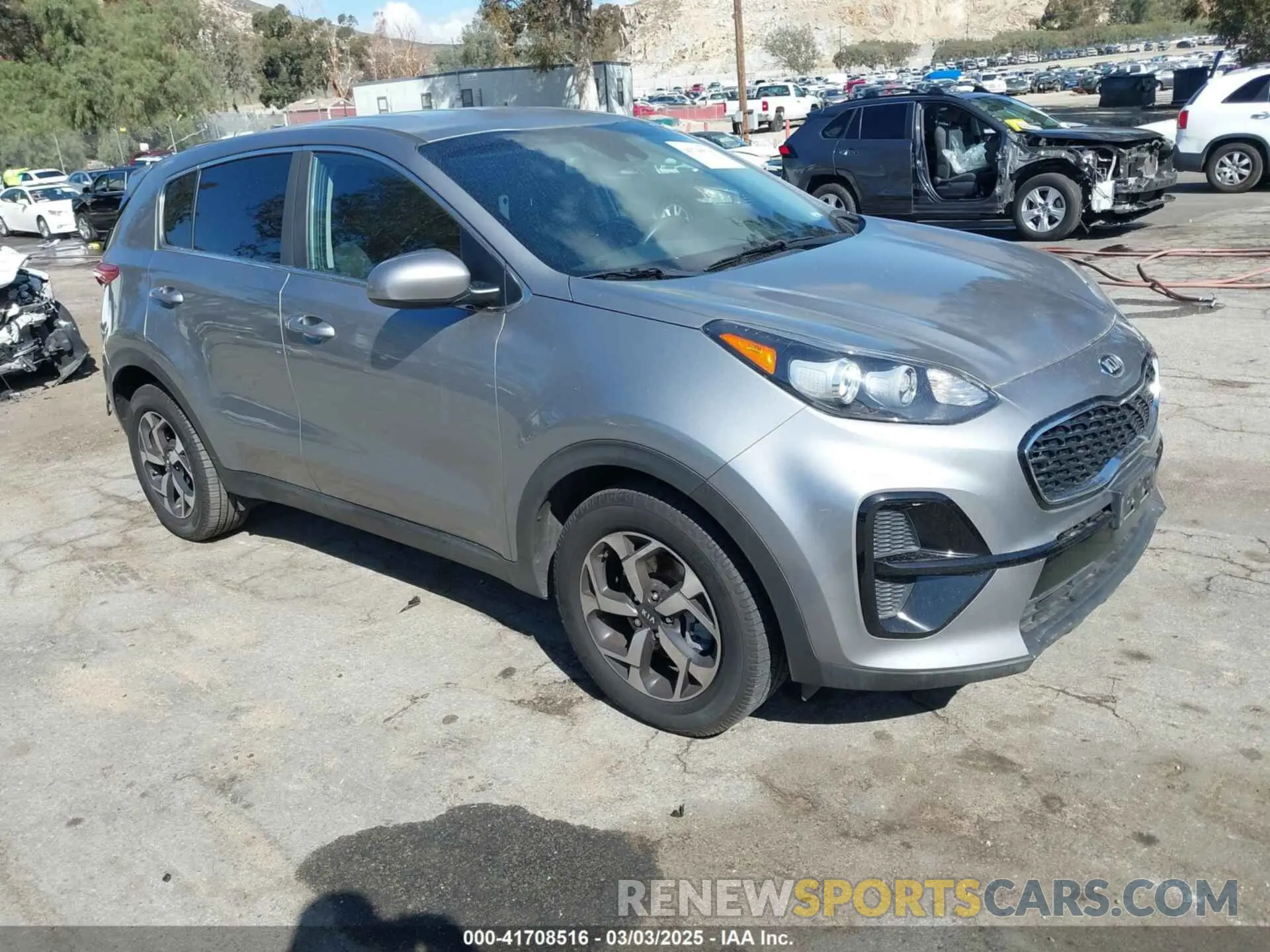 1 Photograph of a damaged car KNDPM3ACXM7862278 KIA SPORTAGE 2021