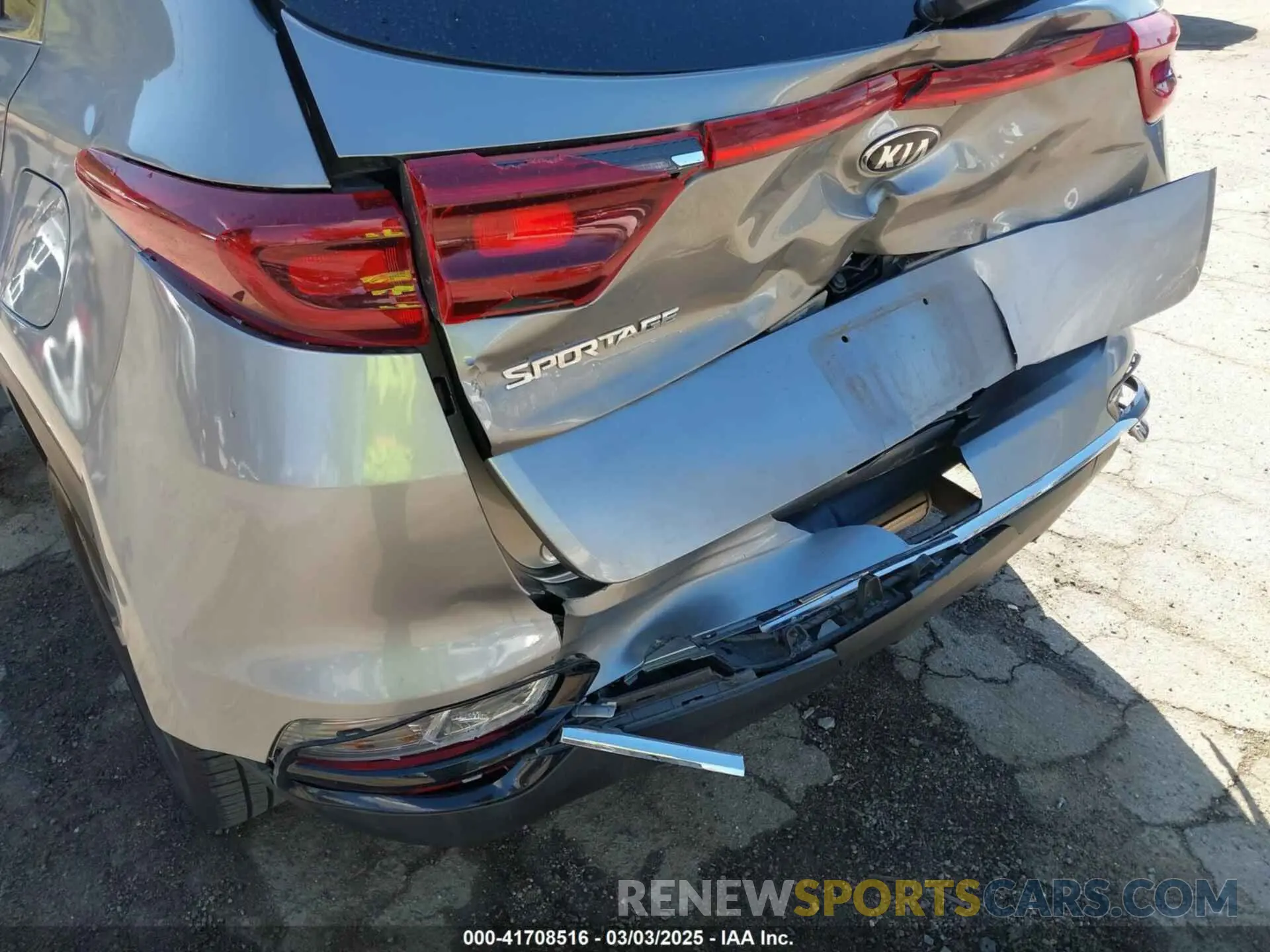 6 Photograph of a damaged car KNDPM3ACXM7862278 KIA SPORTAGE 2021