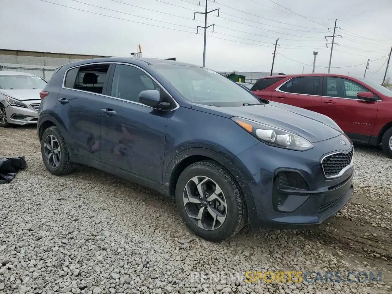 4 Photograph of a damaged car KNDPM3ACXM7913567 KIA SPORTAGE 2021