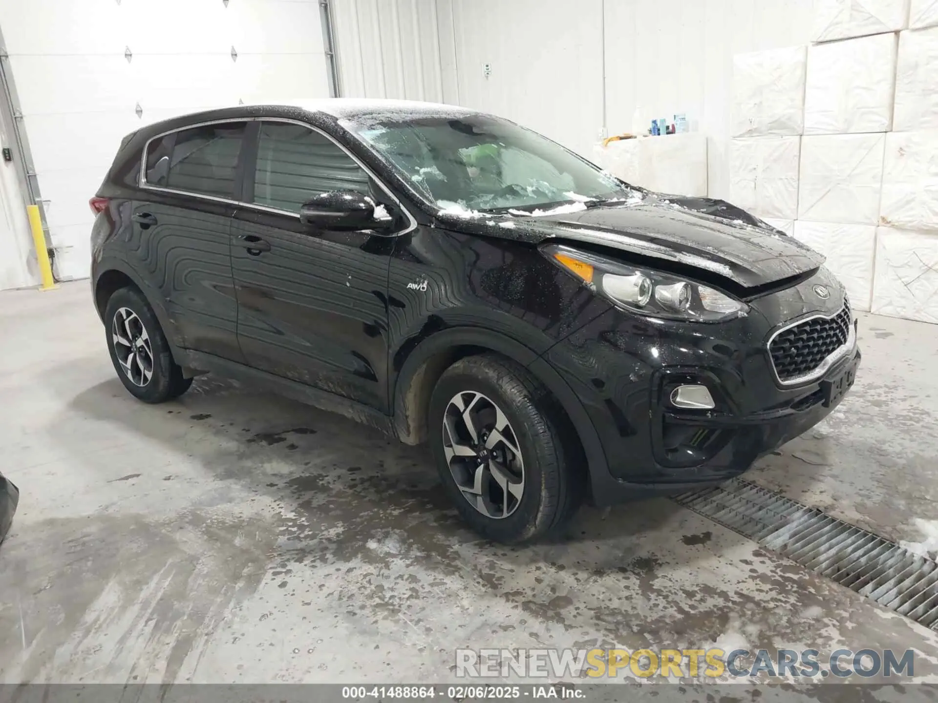 1 Photograph of a damaged car KNDPMCAC0M7895368 KIA SPORTAGE 2021