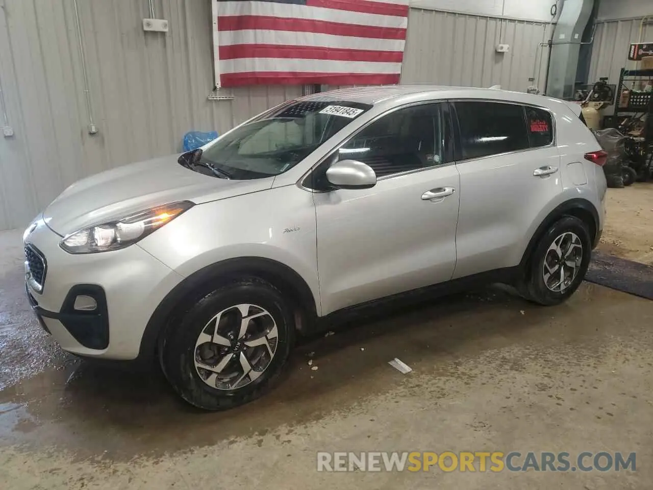 1 Photograph of a damaged car KNDPMCAC0M7900701 KIA SPORTAGE 2021