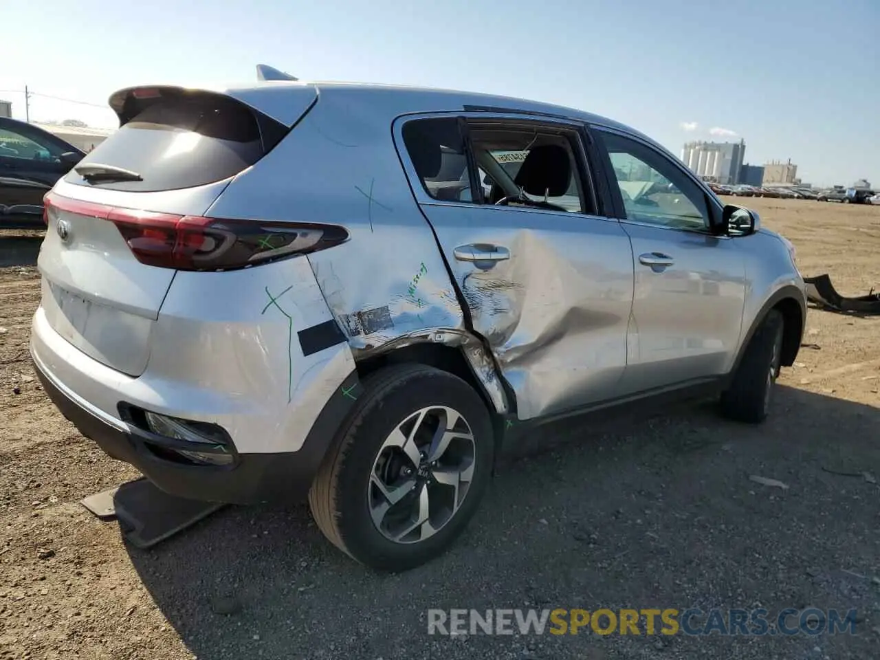 3 Photograph of a damaged car KNDPMCAC0M7917921 KIA SPORTAGE 2021