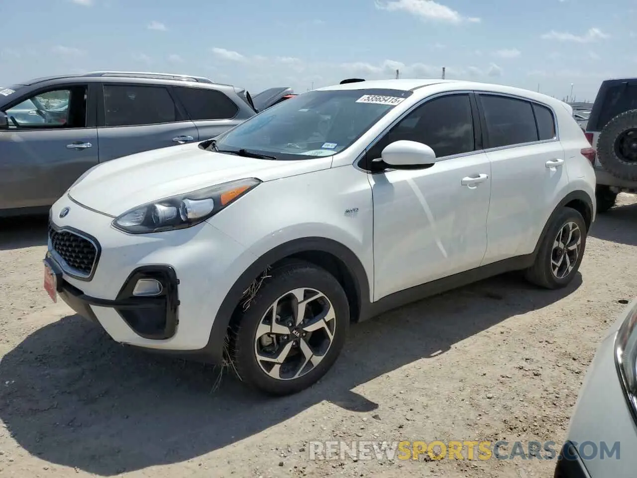 1 Photograph of a damaged car KNDPMCAC0M7928126 KIA SPORTAGE 2021