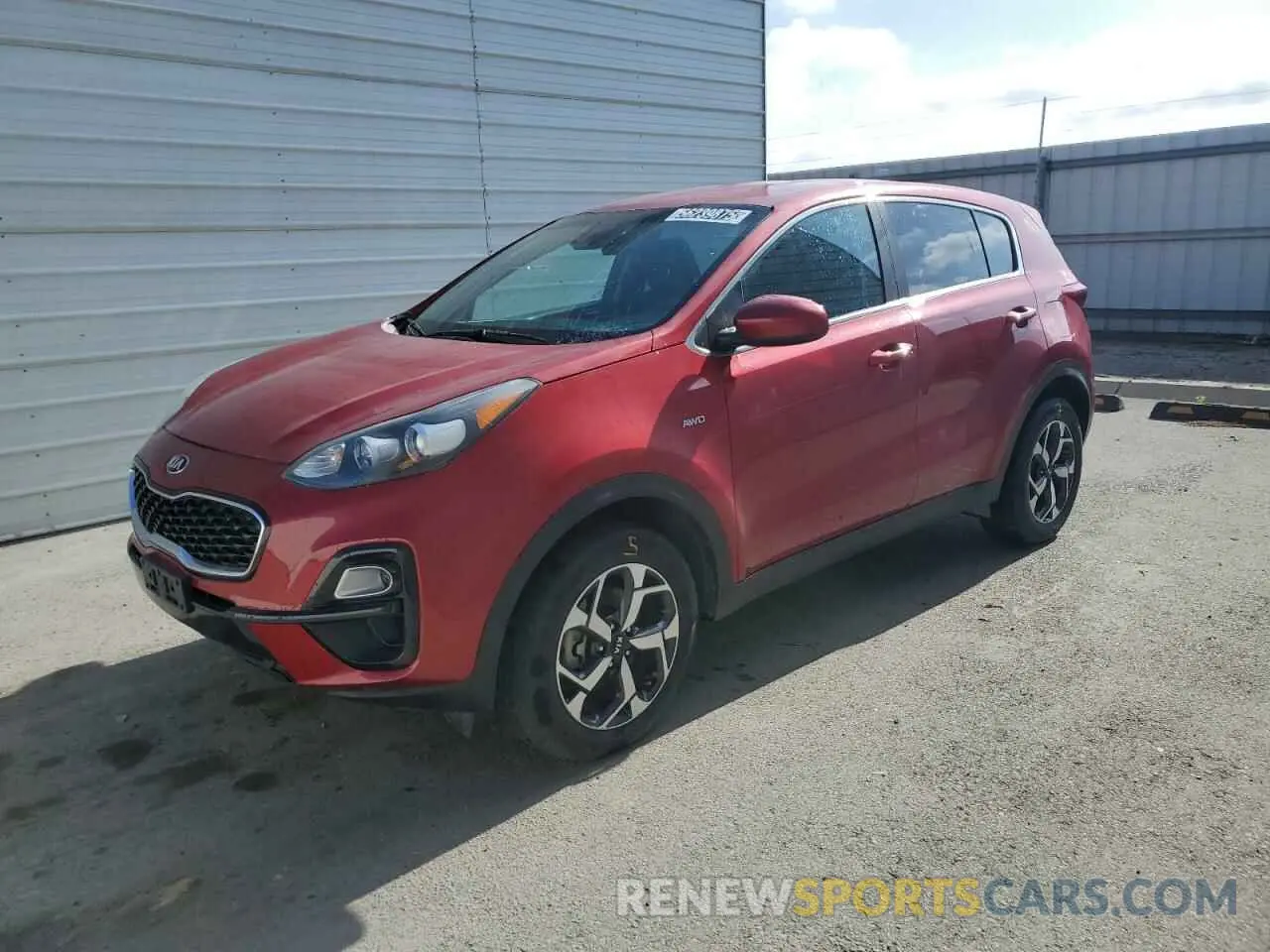 1 Photograph of a damaged car KNDPMCAC0M7942897 KIA SPORTAGE 2021