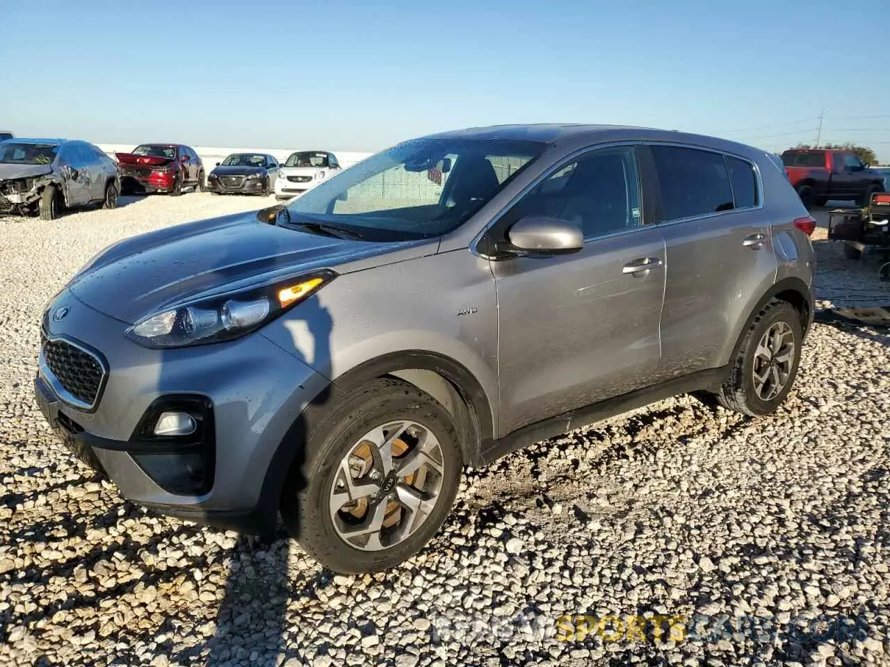 1 Photograph of a damaged car KNDPMCAC0M7945282 KIA SPORTAGE 2021