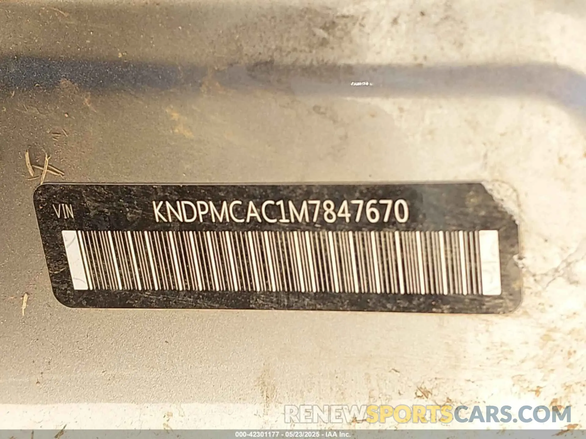 9 Photograph of a damaged car KNDPMCAC1M7847670 KIA SPORTAGE 2021
