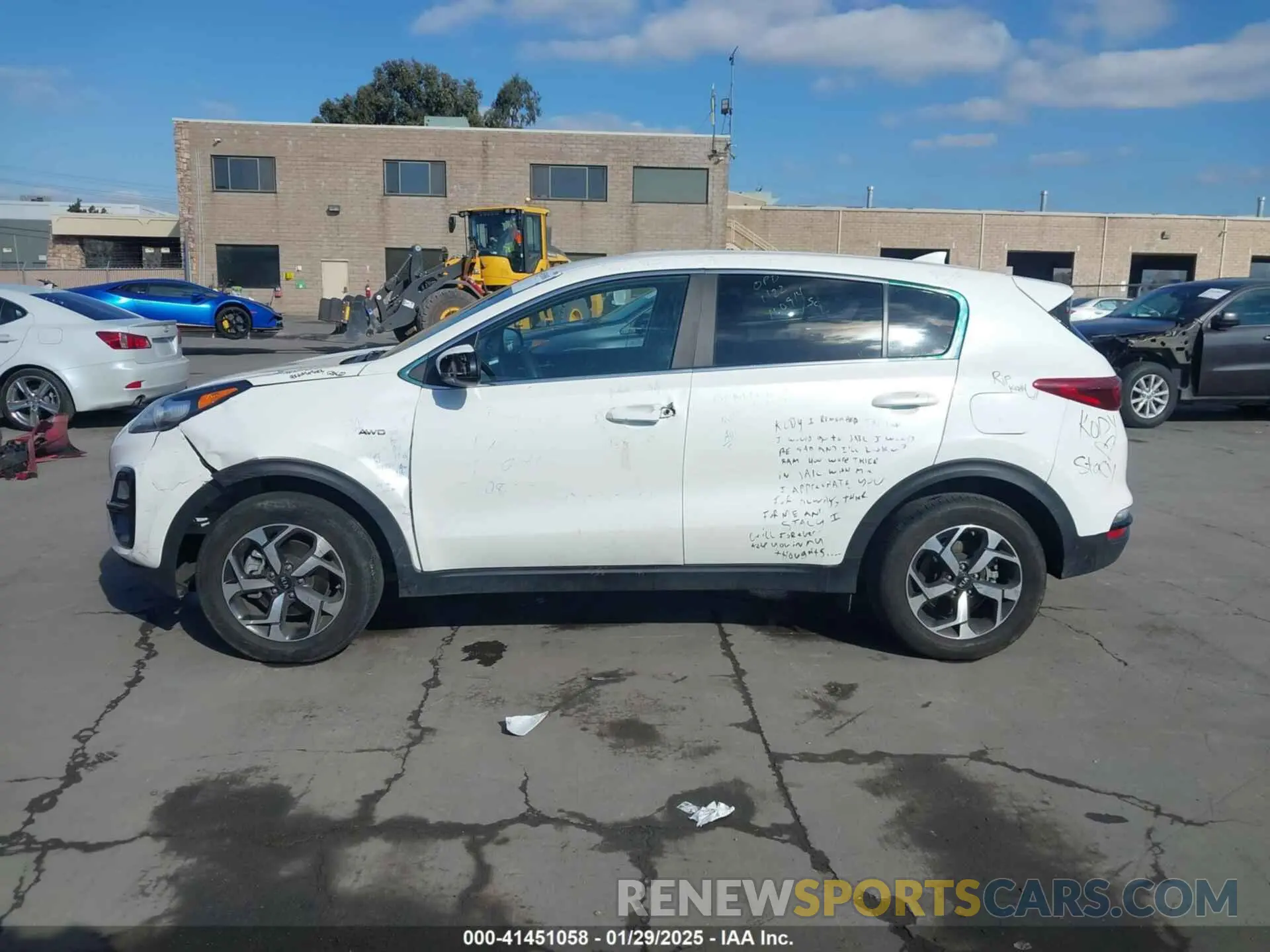13 Photograph of a damaged car KNDPMCAC1M7943475 KIA SPORTAGE 2021