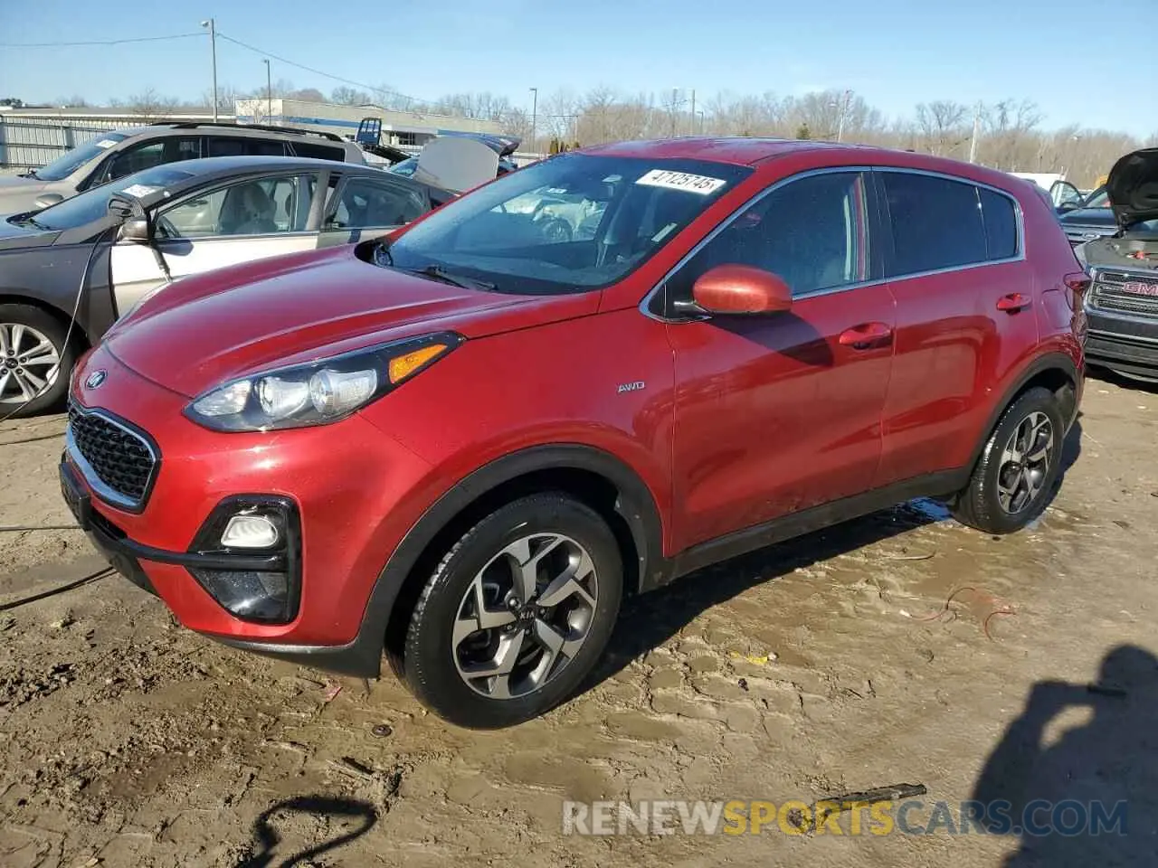 1 Photograph of a damaged car KNDPMCAC1M7944254 KIA SPORTAGE 2021
