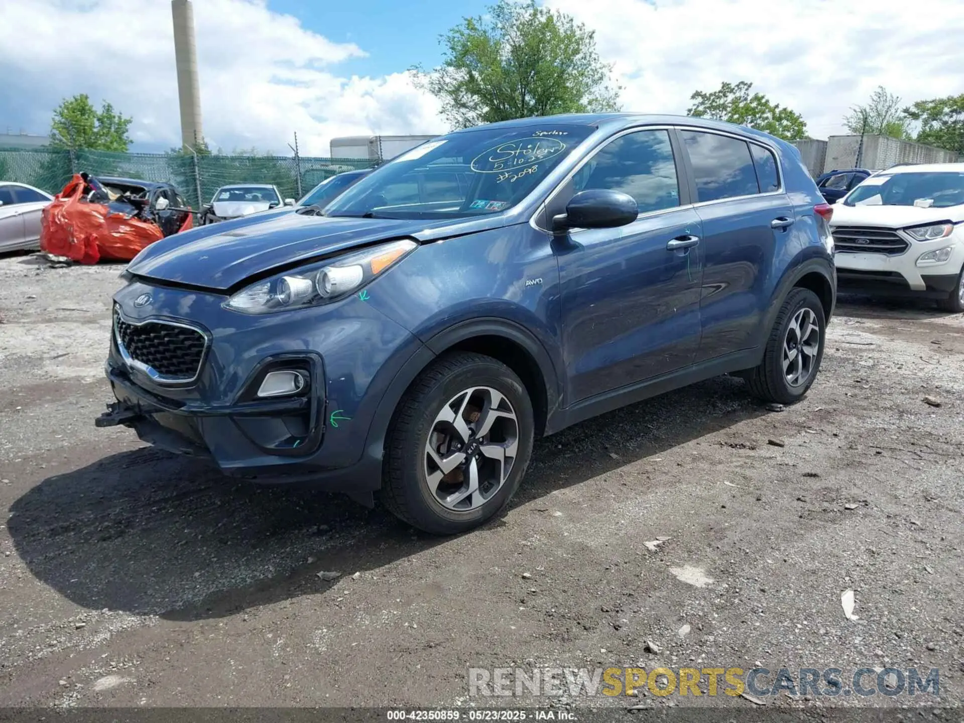 2 Photograph of a damaged car KNDPMCAC2M7852098 KIA SPORTAGE 2021