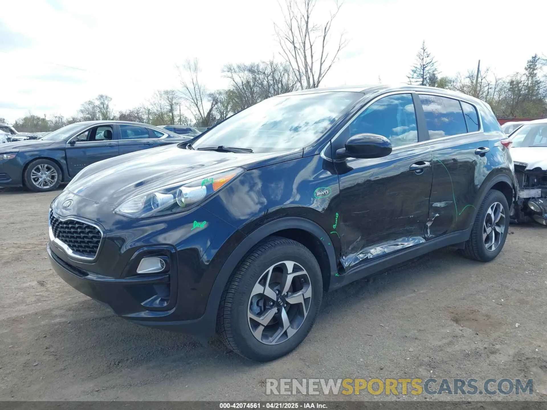2 Photograph of a damaged car KNDPMCAC2M7931450 KIA SPORTAGE 2021