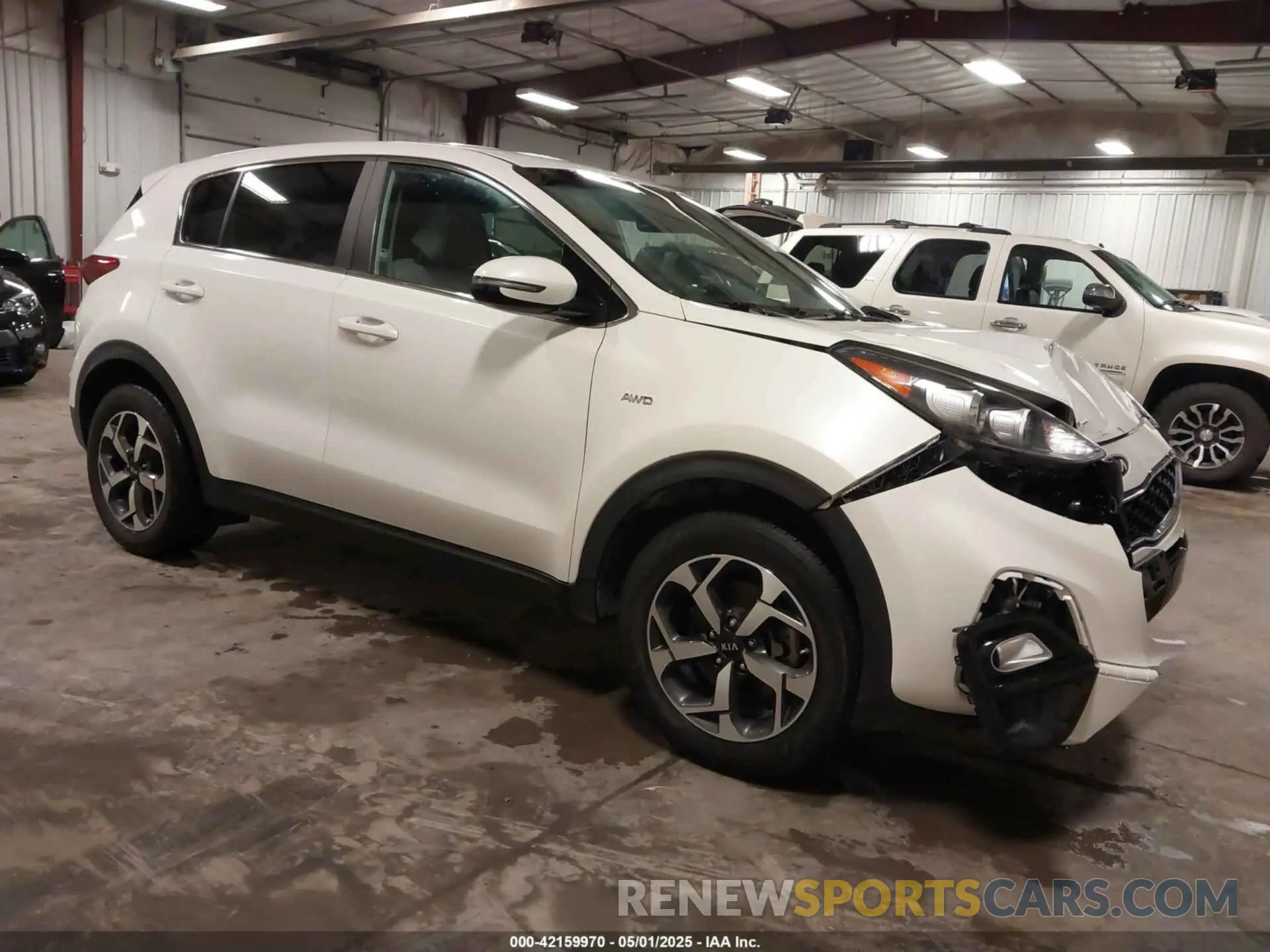 1 Photograph of a damaged car KNDPMCAC3M7890892 KIA SPORTAGE 2021