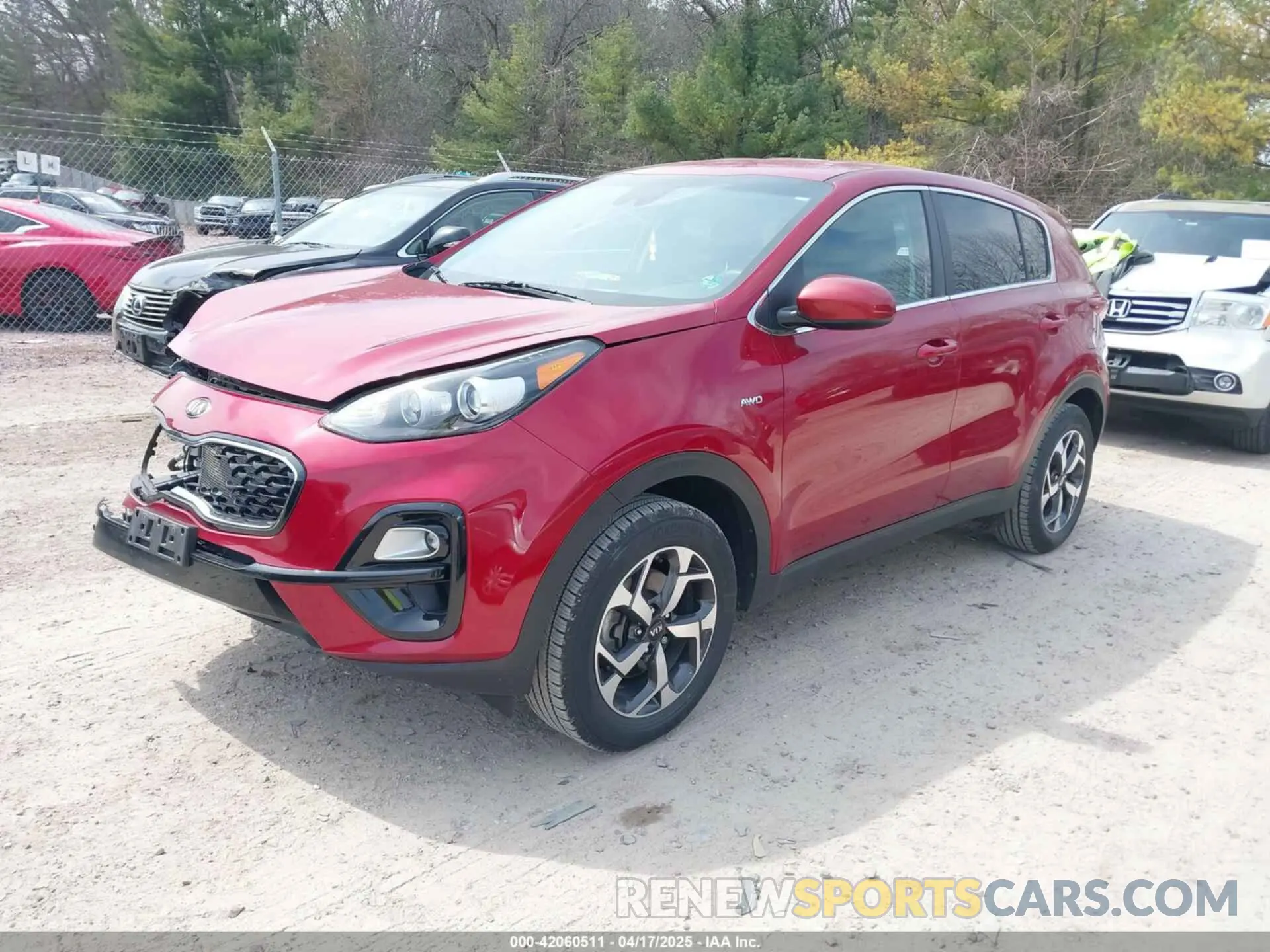 2 Photograph of a damaged car KNDPMCAC3M7901633 KIA SPORTAGE 2021