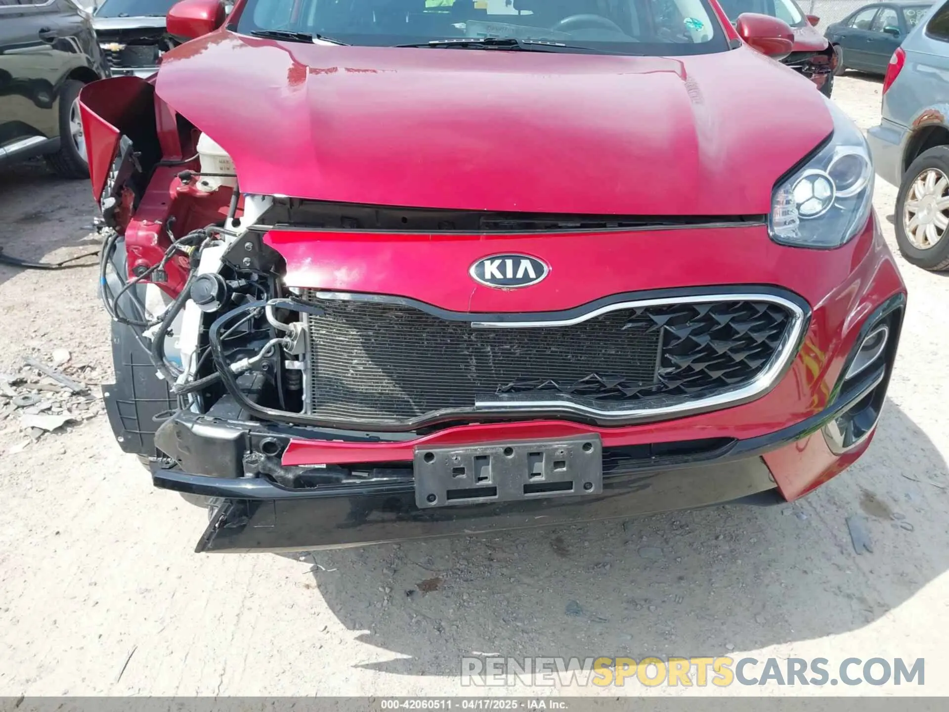 6 Photograph of a damaged car KNDPMCAC3M7901633 KIA SPORTAGE 2021