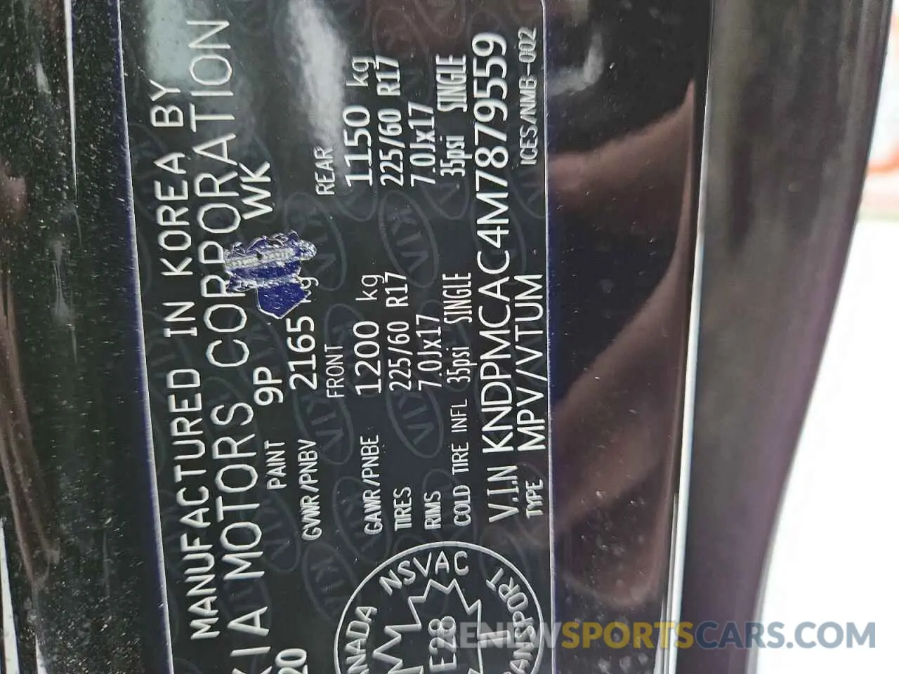 13 Photograph of a damaged car KNDPMCAC4M7879559 KIA SPORTAGE 2021