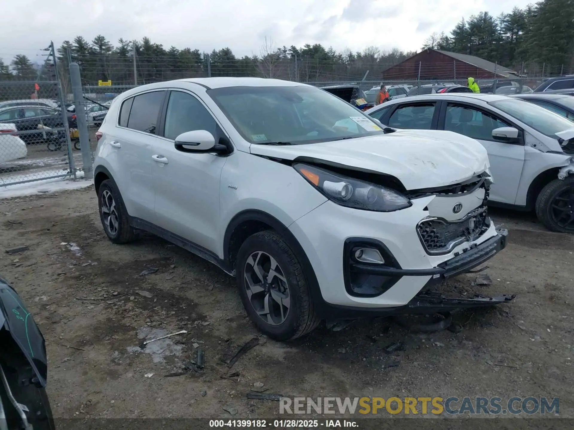 1 Photograph of a damaged car KNDPMCAC4M7894224 KIA SPORTAGE 2021
