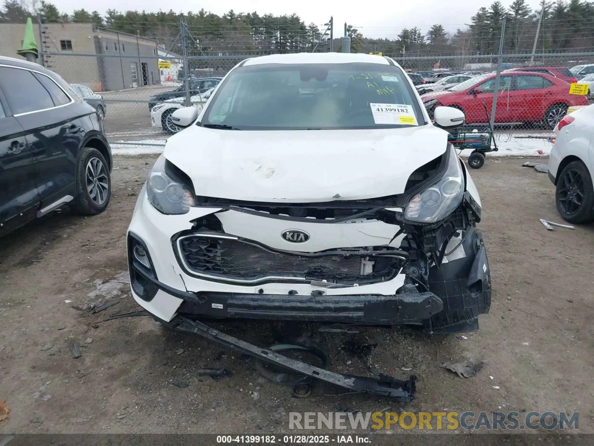13 Photograph of a damaged car KNDPMCAC4M7894224 KIA SPORTAGE 2021