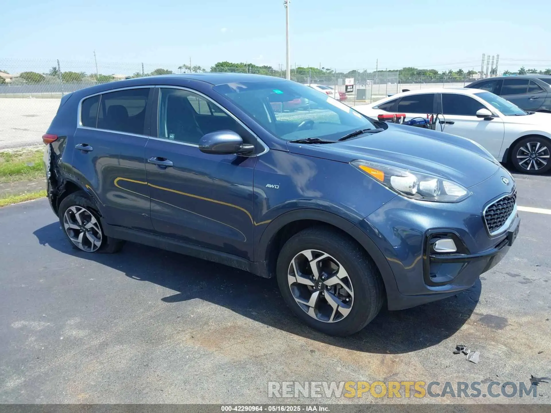 1 Photograph of a damaged car KNDPMCAC4M7933457 KIA SPORTAGE 2021