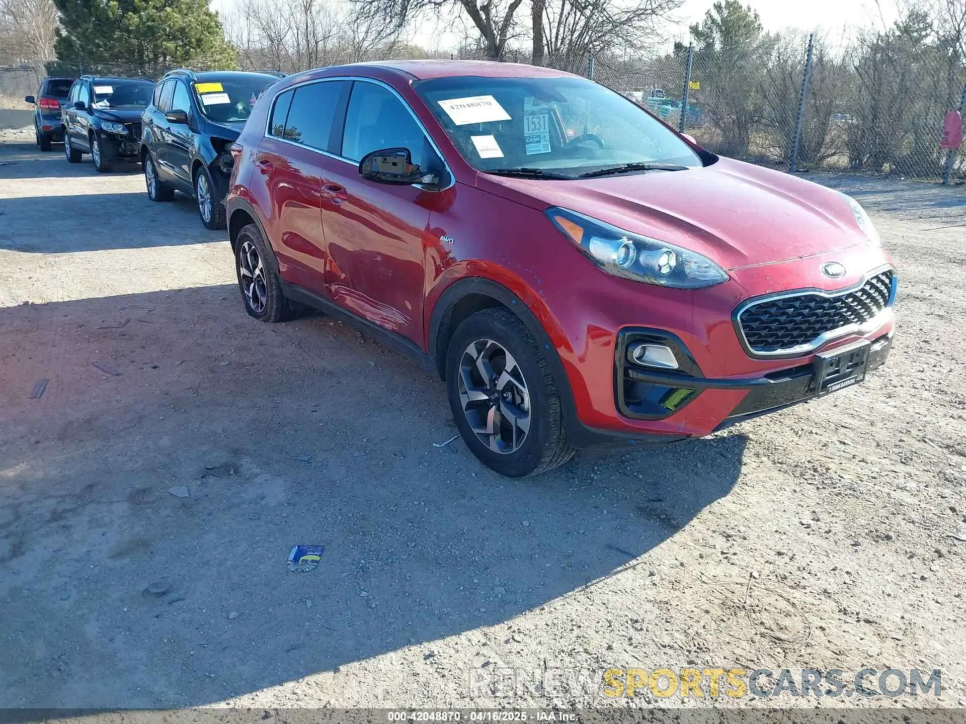 1 Photograph of a damaged car KNDPMCAC5M7911502 KIA SPORTAGE 2021
