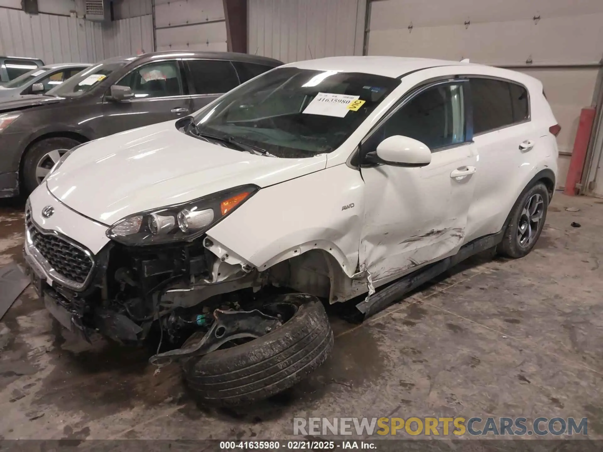 2 Photograph of a damaged car KNDPMCAC6M7905952 KIA SPORTAGE 2021