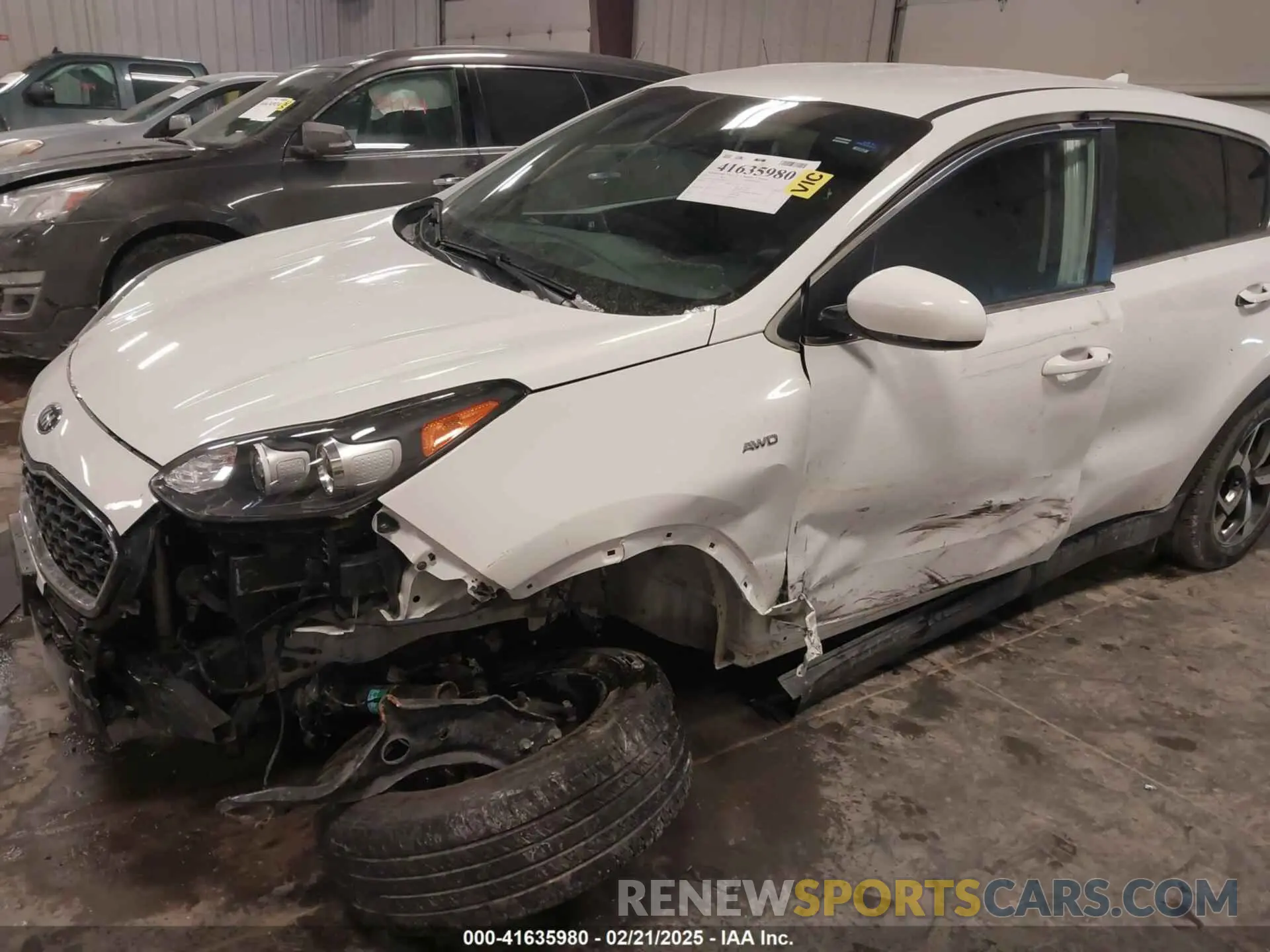 6 Photograph of a damaged car KNDPMCAC6M7905952 KIA SPORTAGE 2021