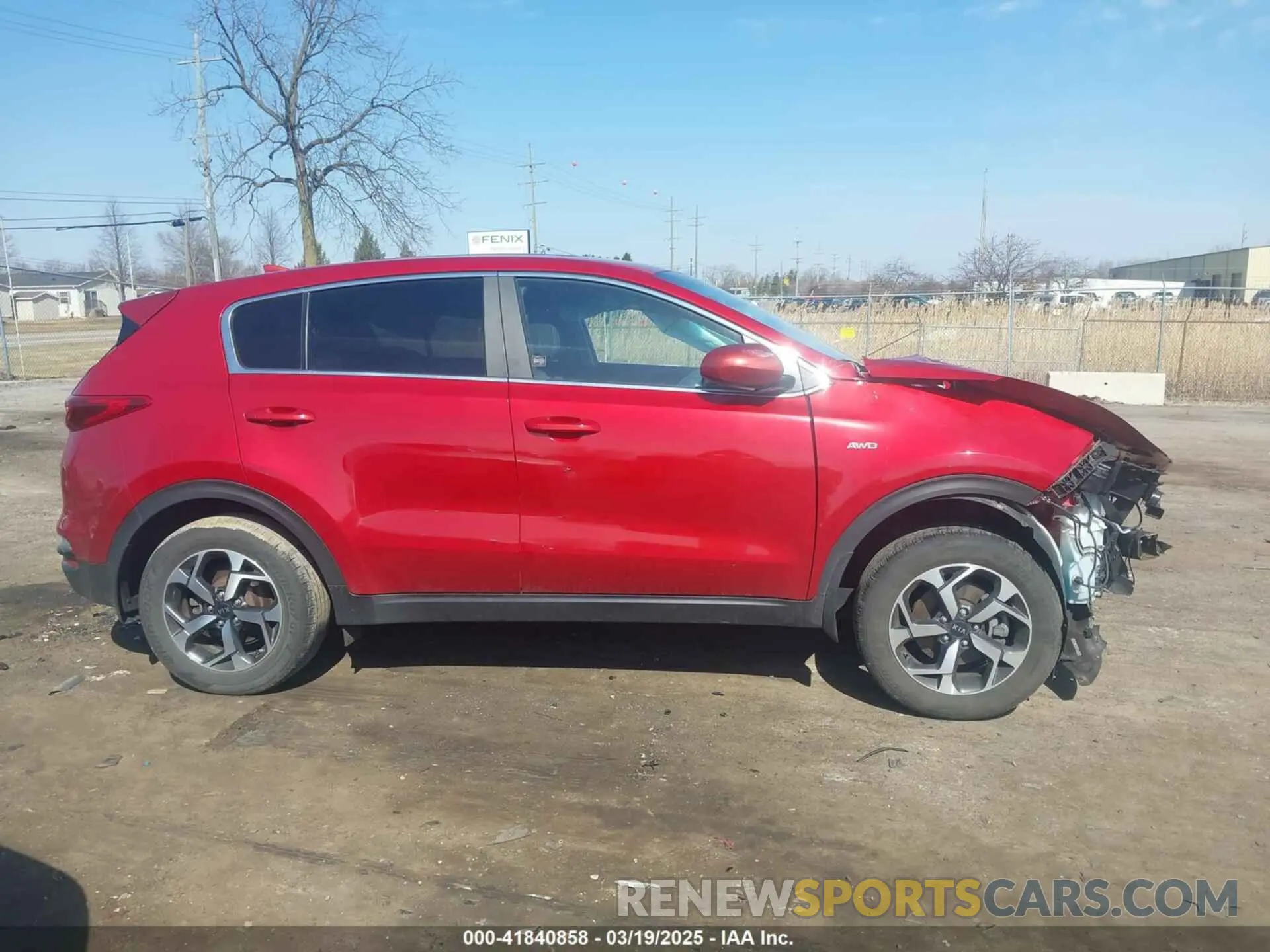13 Photograph of a damaged car KNDPMCAC6M7939292 KIA SPORTAGE 2021
