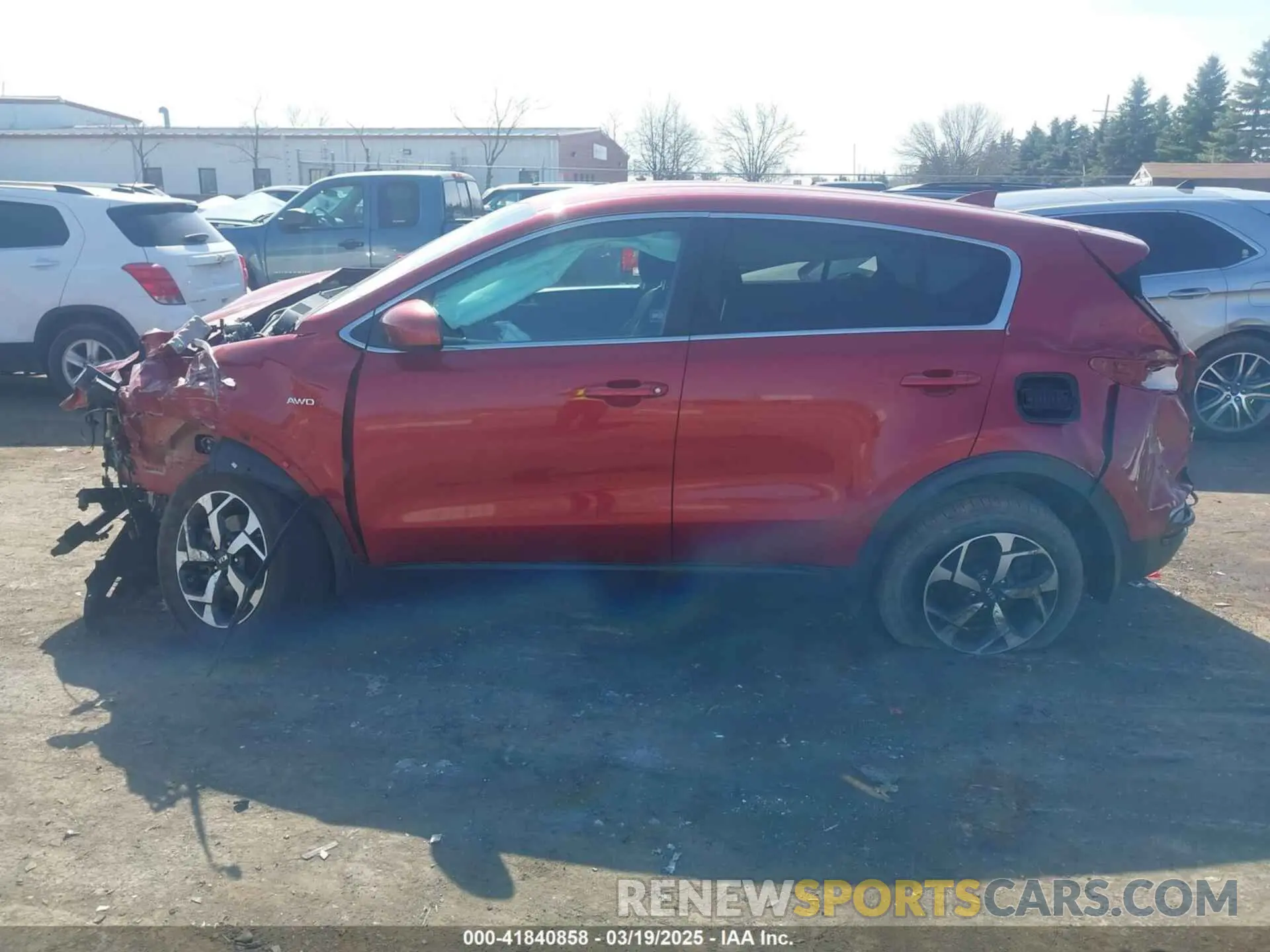 14 Photograph of a damaged car KNDPMCAC6M7939292 KIA SPORTAGE 2021