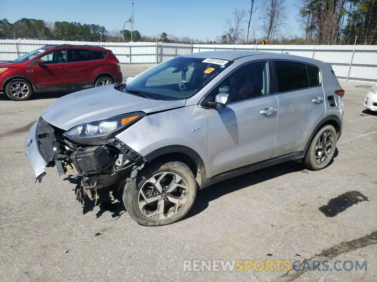 1 Photograph of a damaged car KNDPMCAC7M7900808 KIA SPORTAGE 2021