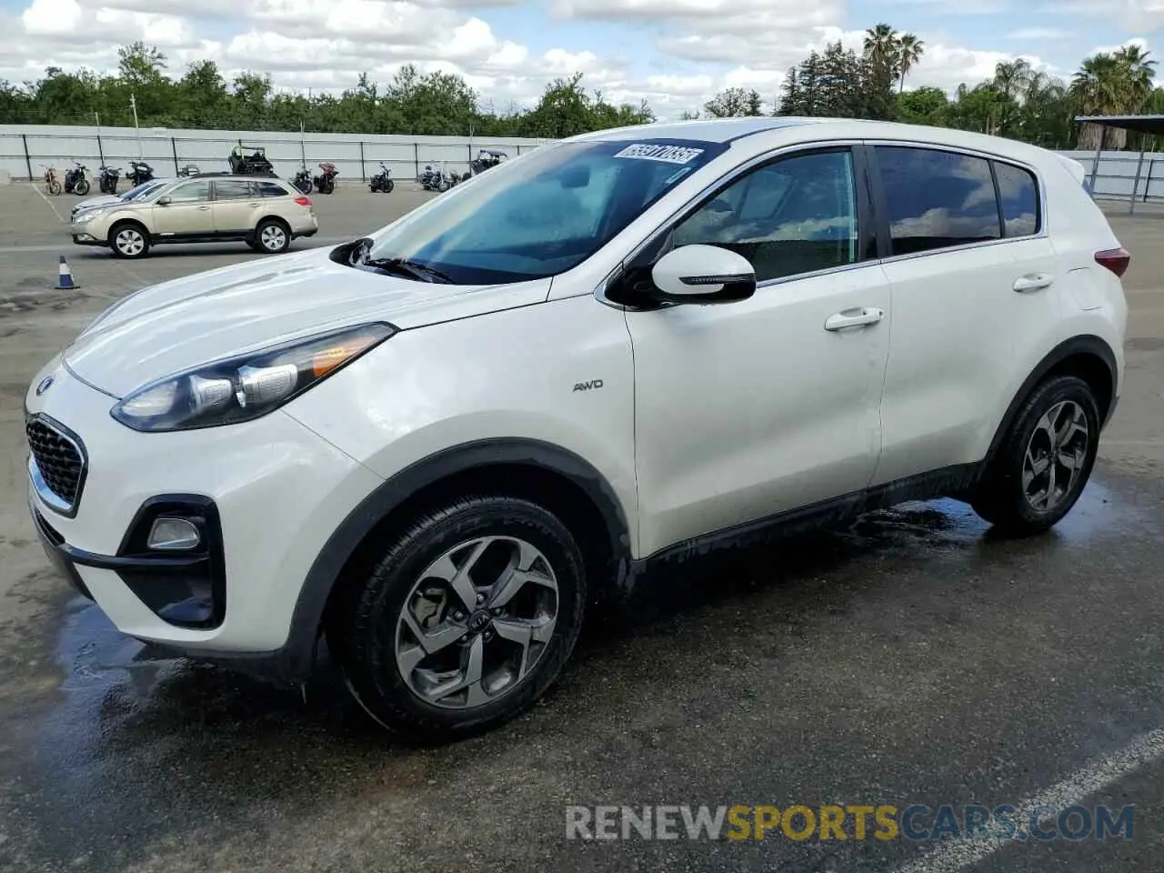 1 Photograph of a damaged car KNDPMCAC7M7934179 KIA SPORTAGE 2021