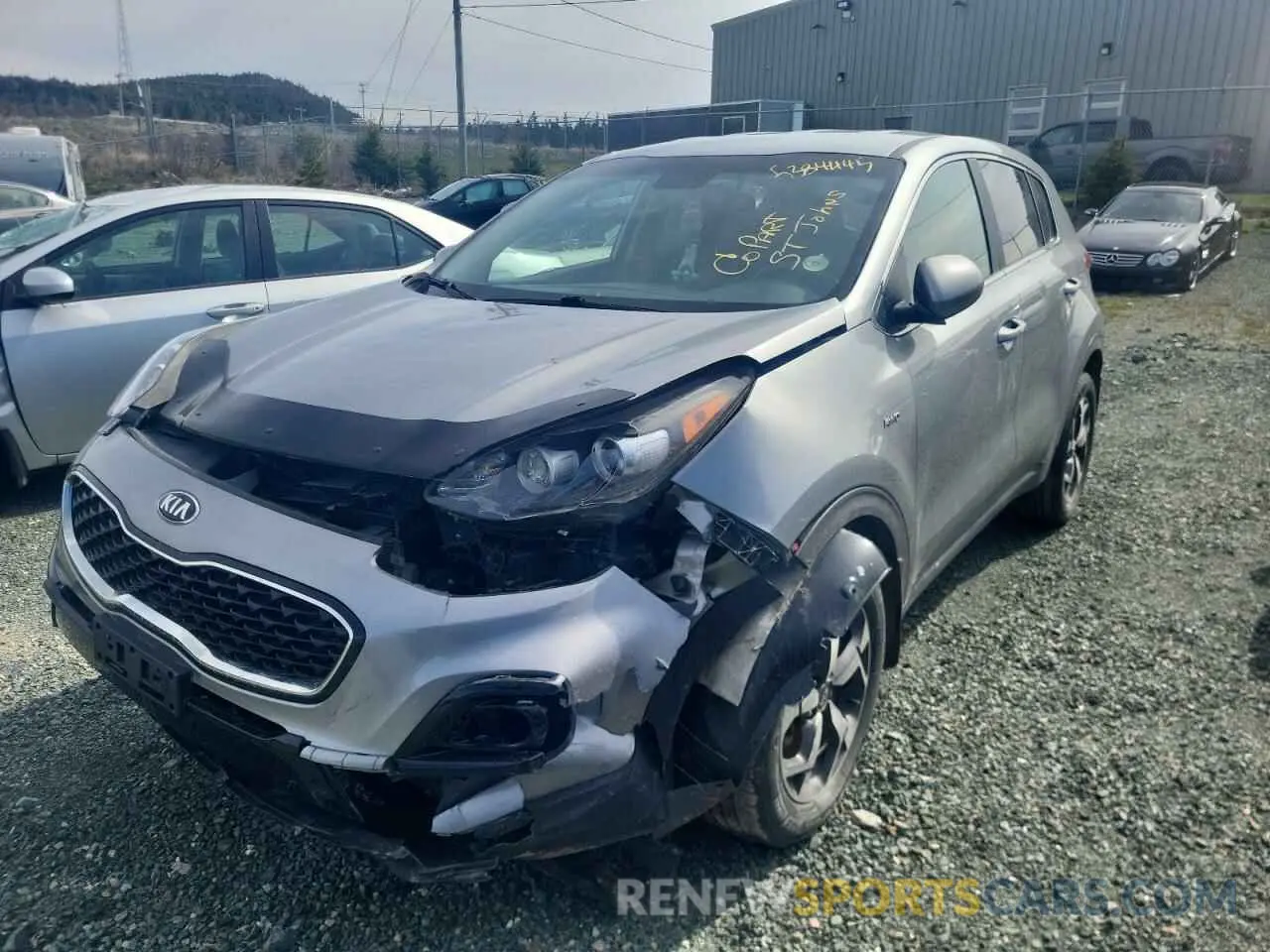 1 Photograph of a damaged car KNDPMCAC7M7936272 KIA SPORTAGE 2021