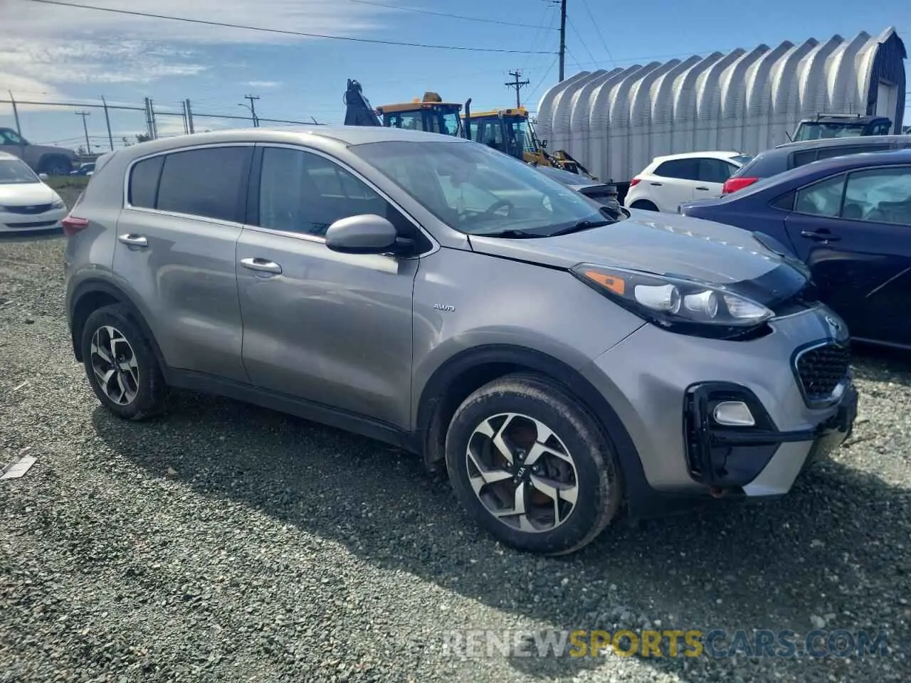 4 Photograph of a damaged car KNDPMCAC7M7936272 KIA SPORTAGE 2021
