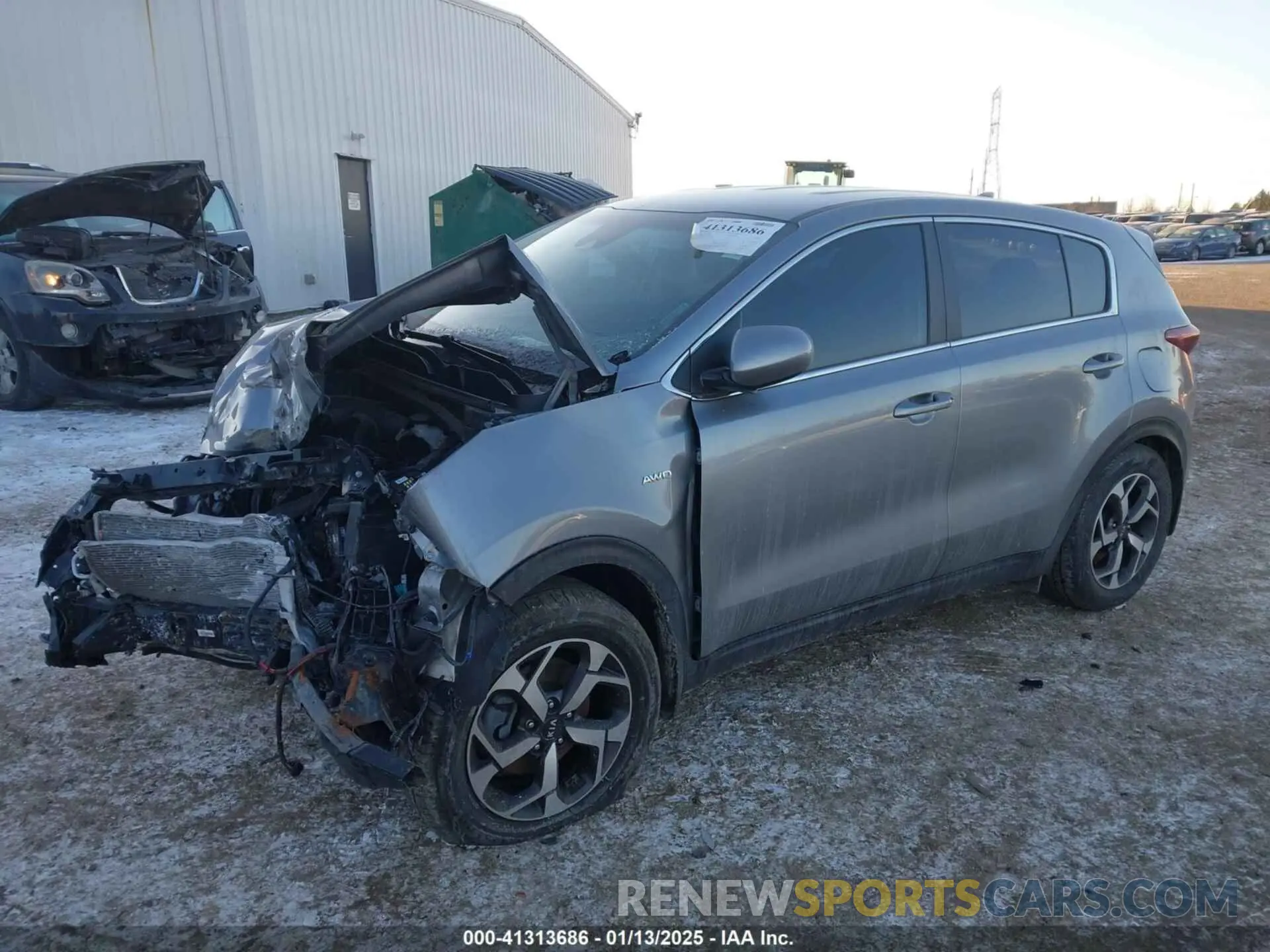 2 Photograph of a damaged car KNDPMCAC7M7942234 KIA SPORTAGE 2021