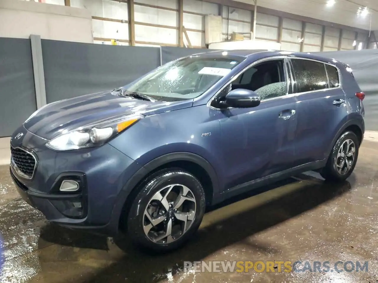 1 Photograph of a damaged car KNDPMCAC8M7876857 KIA SPORTAGE 2021