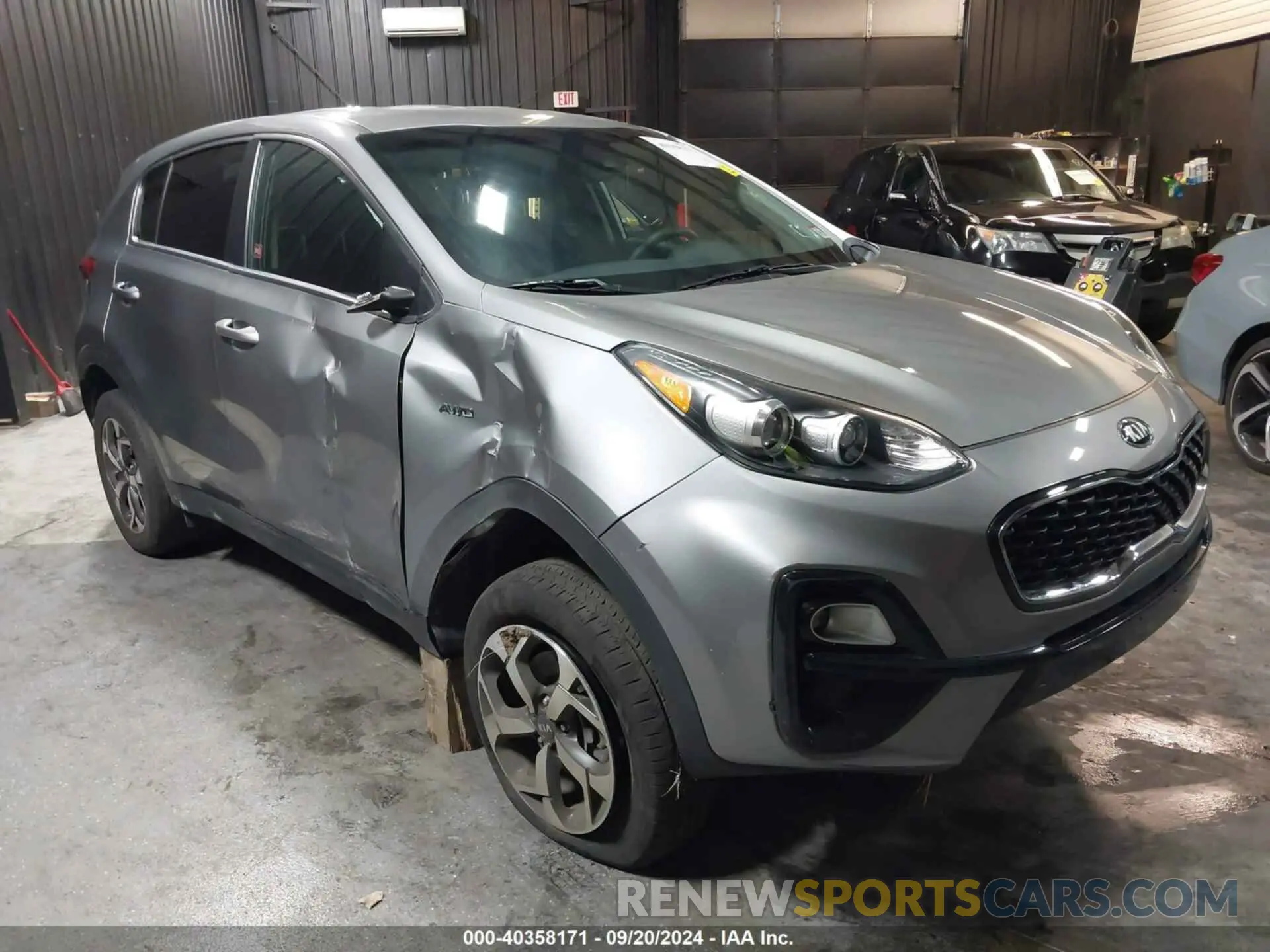 1 Photograph of a damaged car KNDPMCAC8M7881184 KIA SPORTAGE 2021