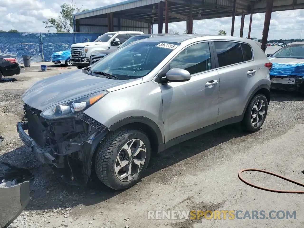 1 Photograph of a damaged car KNDPMCAC8M7926964 KIA SPORTAGE 2021