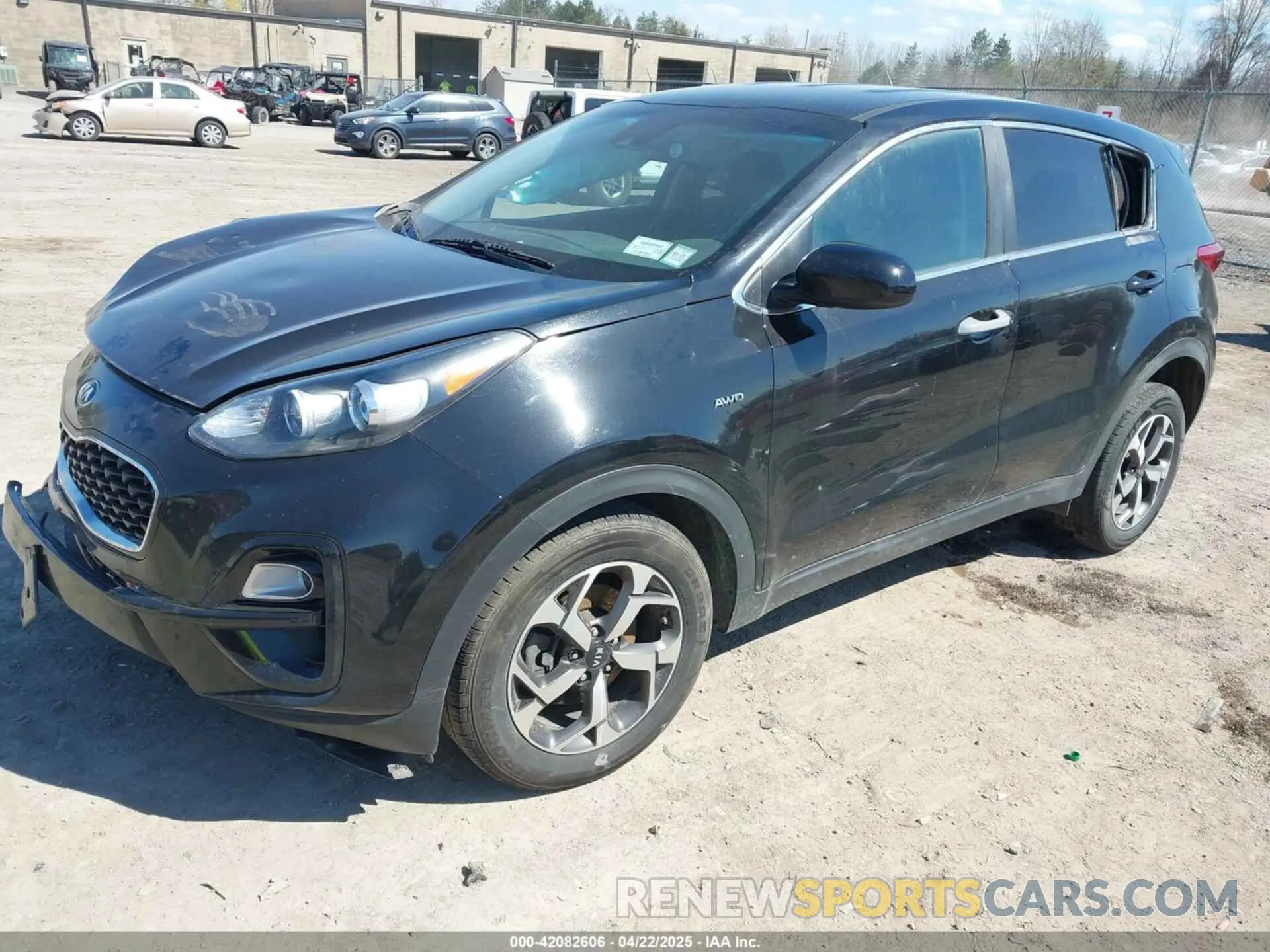 2 Photograph of a damaged car KNDPMCAC8M7933588 KIA SPORTAGE 2021