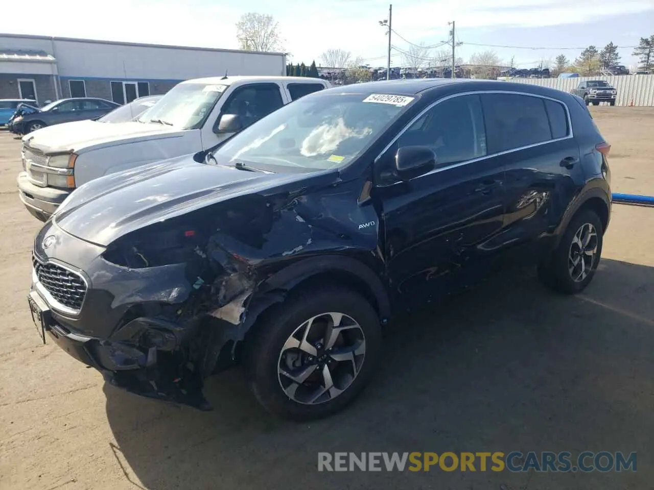 1 Photograph of a damaged car KNDPMCAC8M7935597 KIA SPORTAGE 2021