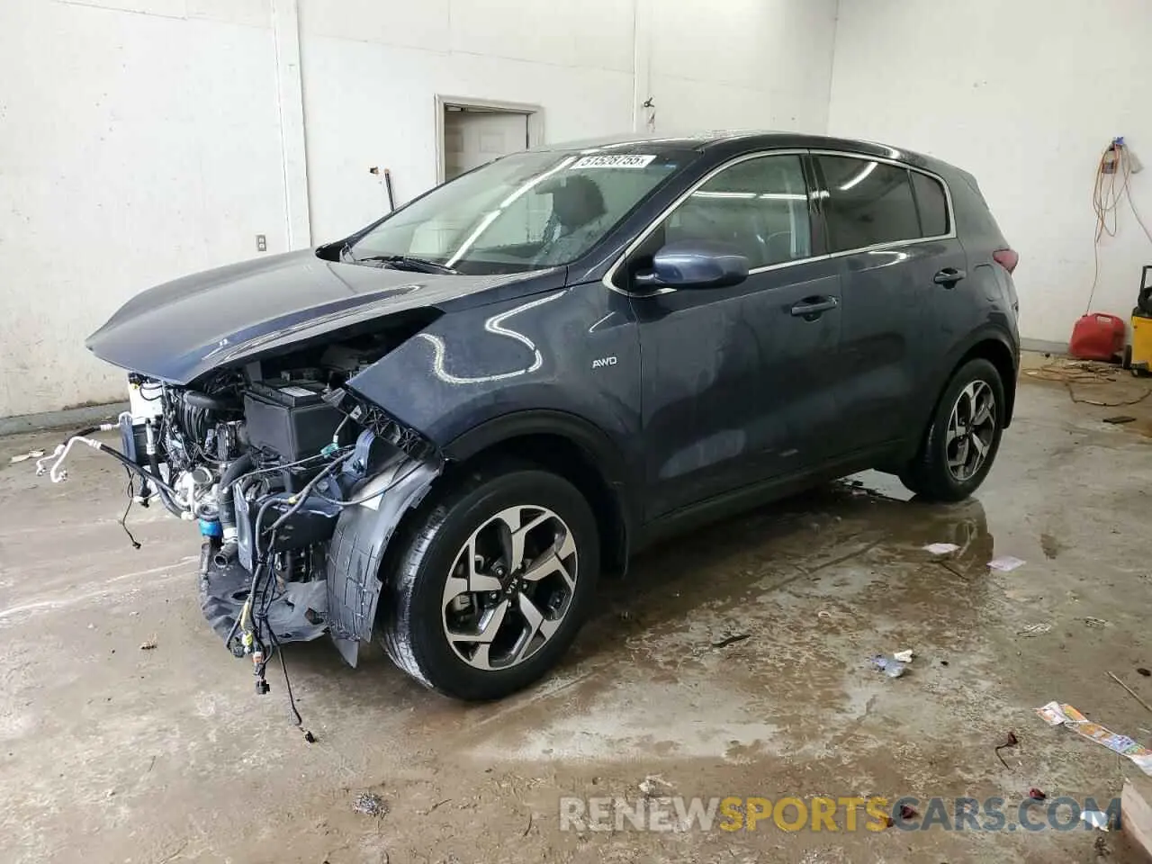 1 Photograph of a damaged car KNDPMCAC9M7901720 KIA SPORTAGE 2021