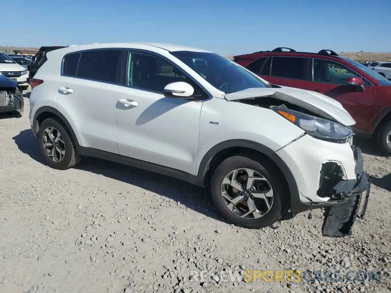 4 Photograph of a damaged car KNDPMCAC9M7907730 KIA SPORTAGE 2021