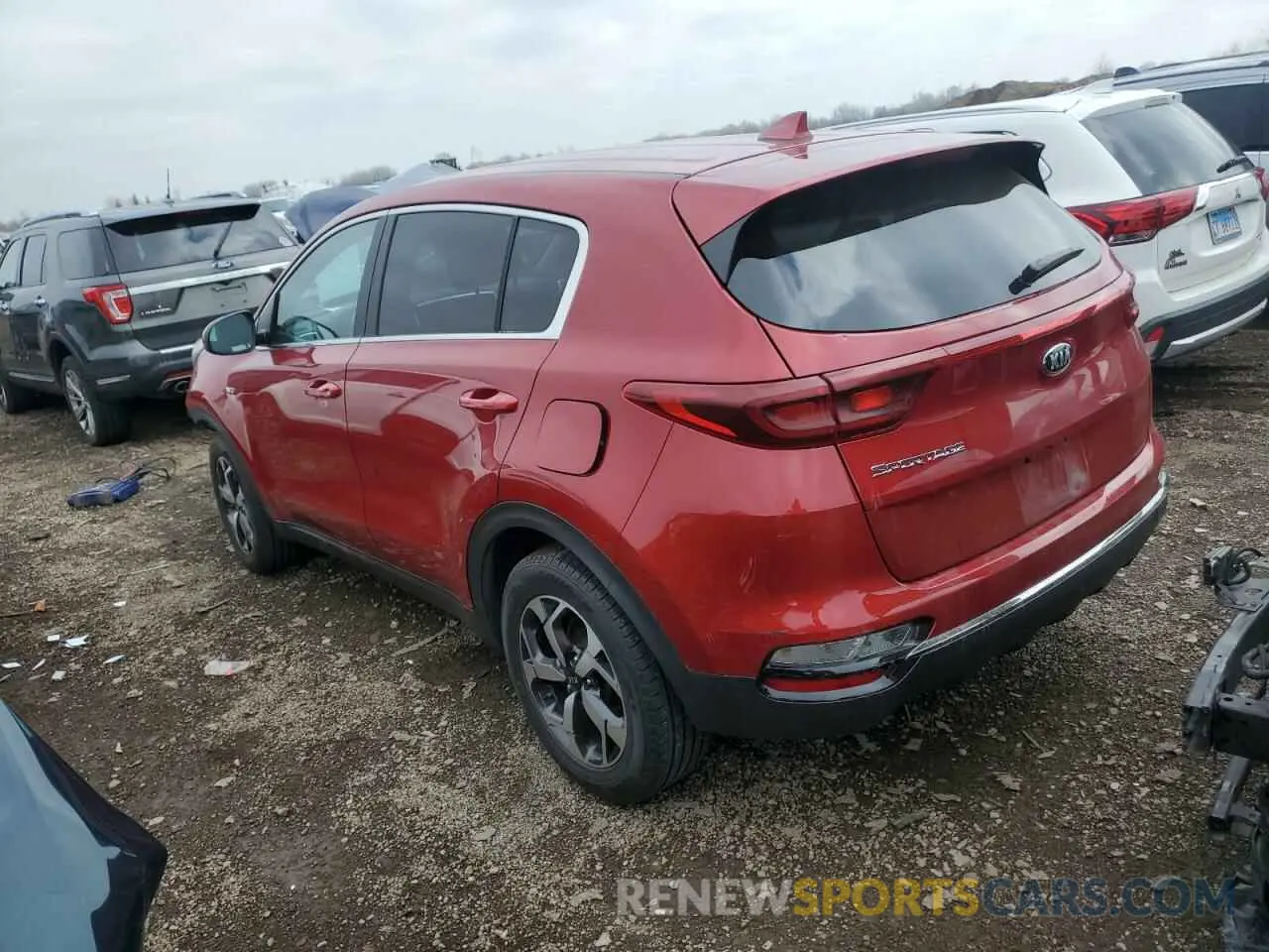 2 Photograph of a damaged car KNDPMCAC9M7933504 KIA SPORTAGE 2021