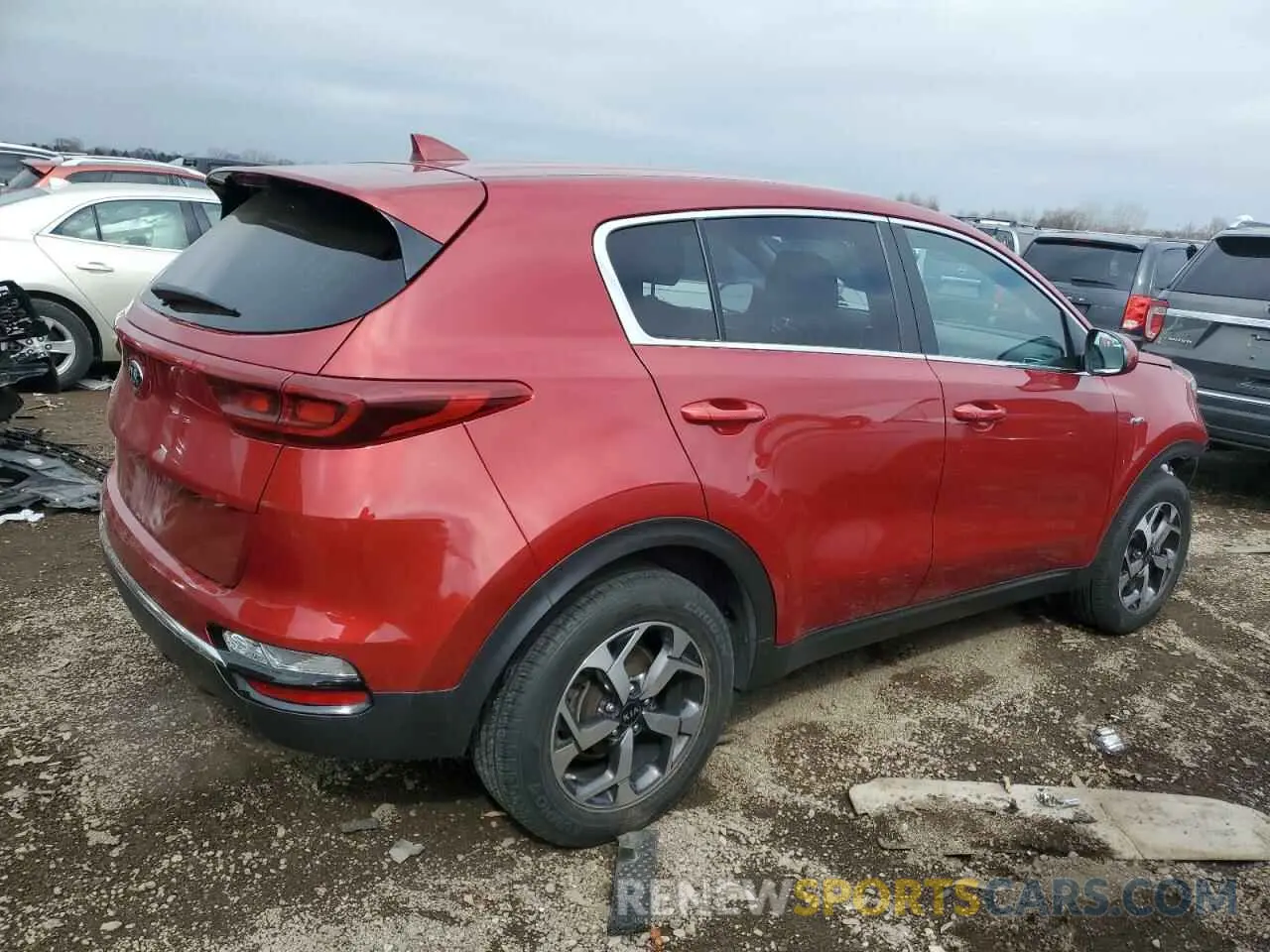 3 Photograph of a damaged car KNDPMCAC9M7933504 KIA SPORTAGE 2021