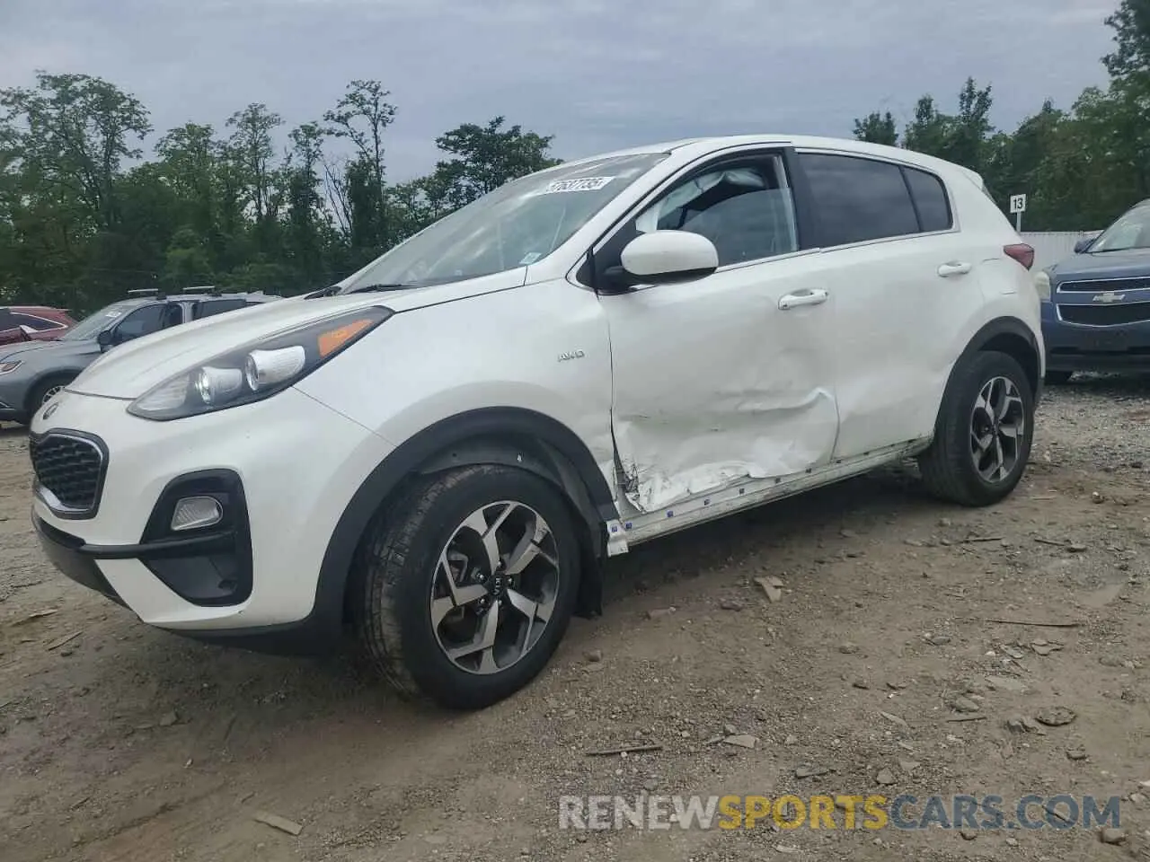 1 Photograph of a damaged car KNDPMCAC9M7941151 KIA SPORTAGE 2021
