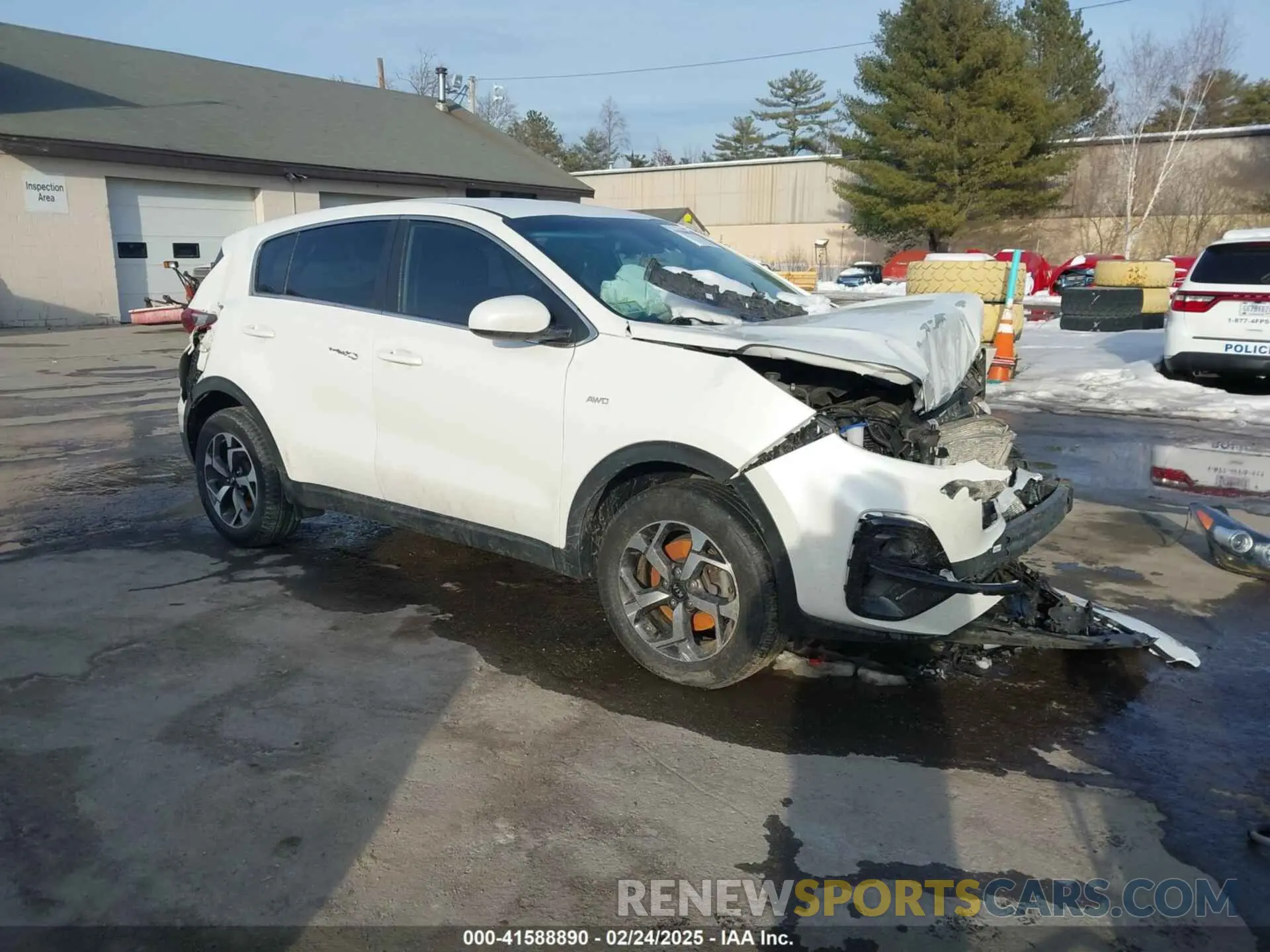 1 Photograph of a damaged car KNDPMCACXM7901175 KIA SPORTAGE 2021