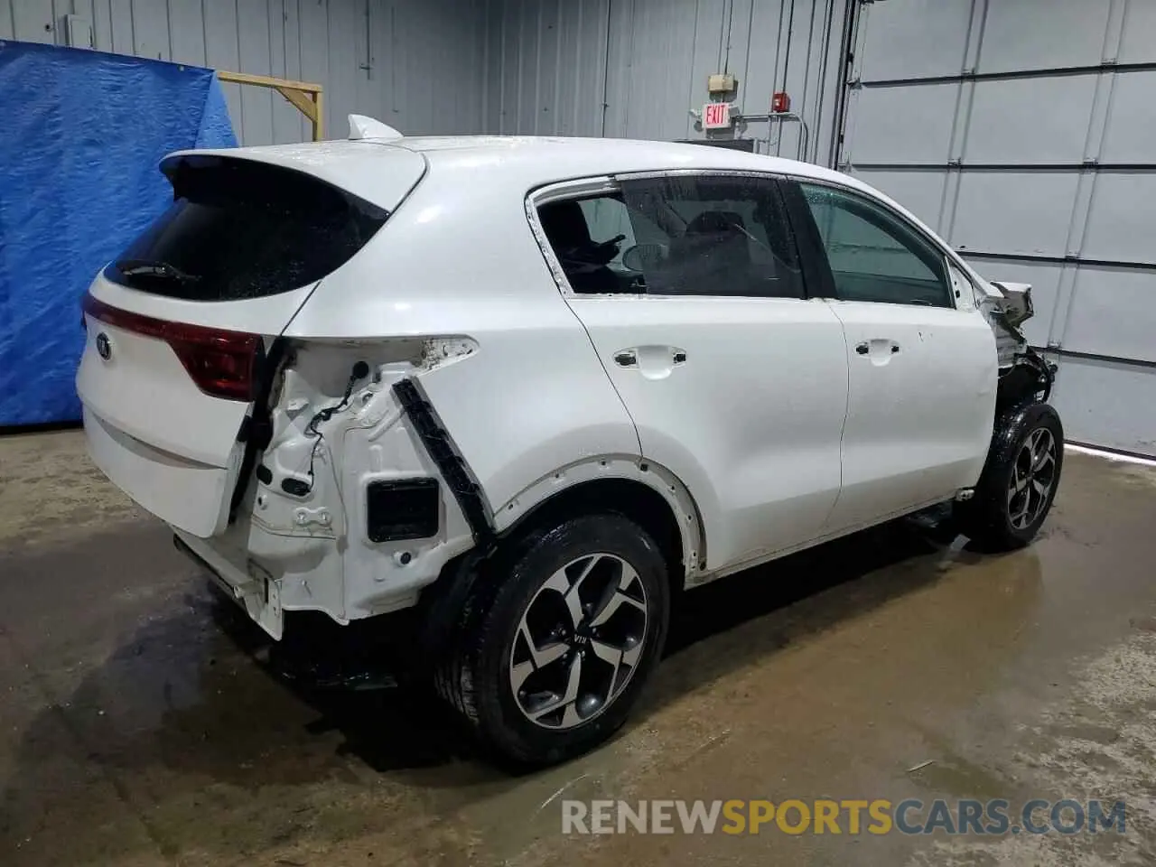 3 Photograph of a damaged car KNDPMCACXM7916999 KIA SPORTAGE 2021