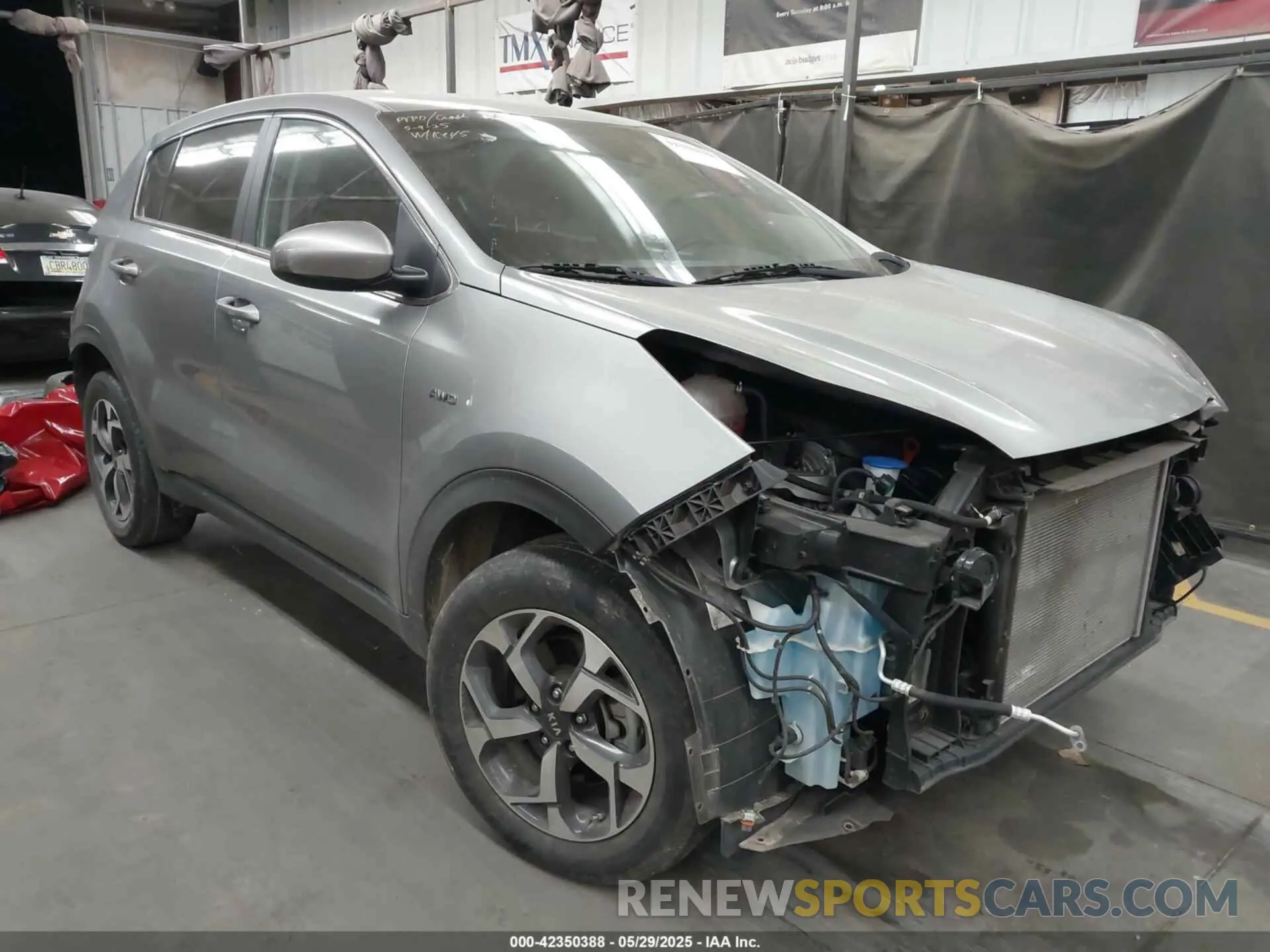 1 Photograph of a damaged car KNDPMCACXM7938632 KIA SPORTAGE 2021