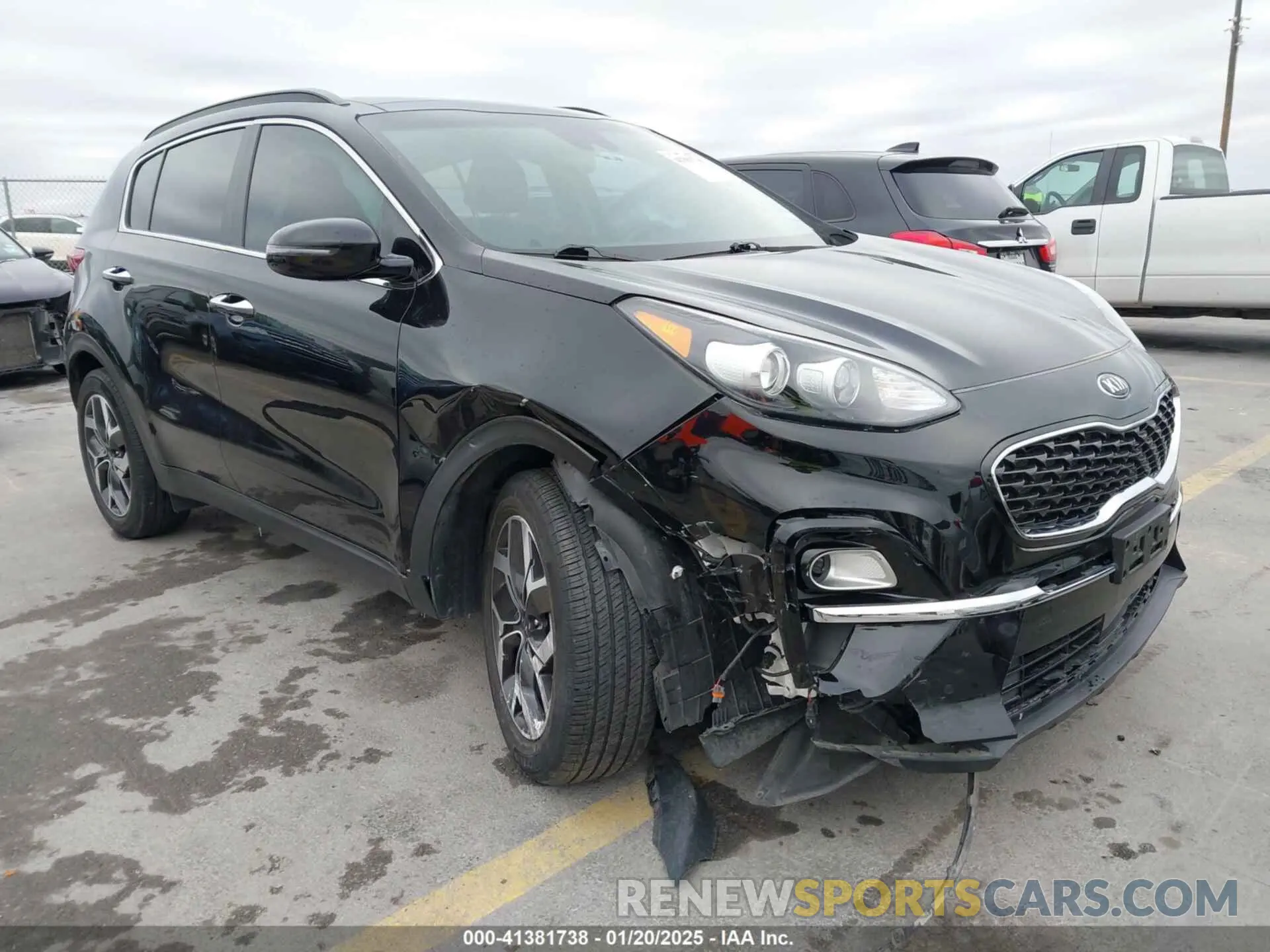 1 Photograph of a damaged car KNDPN3AC4M7856358 KIA SPORTAGE 2021