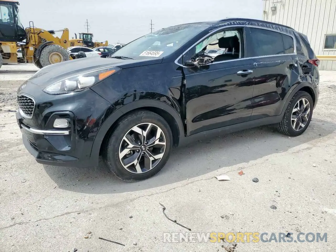 1 Photograph of a damaged car KNDPN3AC6M7928743 KIA SPORTAGE 2021