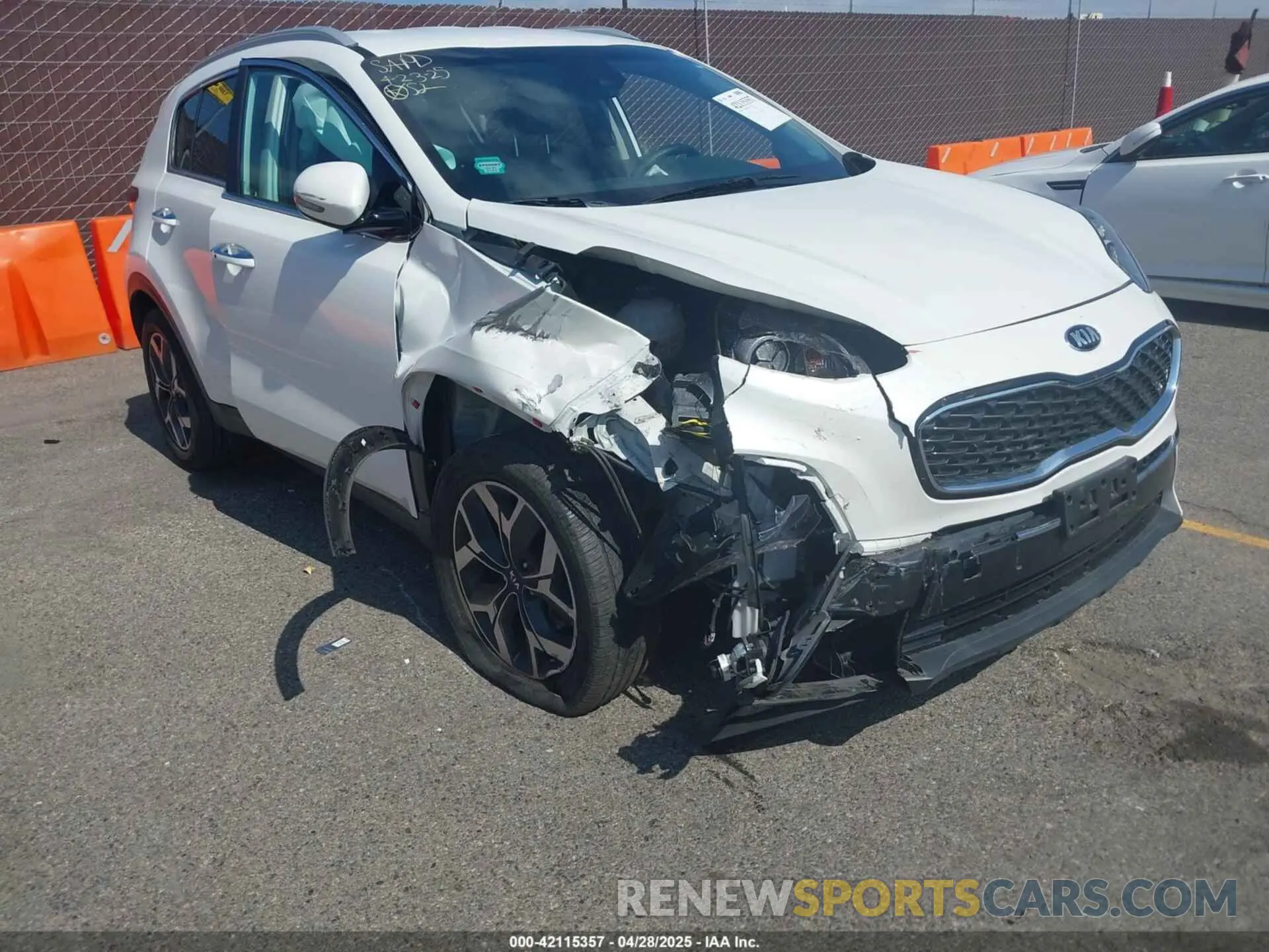 1 Photograph of a damaged car KNDPN3ACXM7936960 KIA SPORTAGE 2021