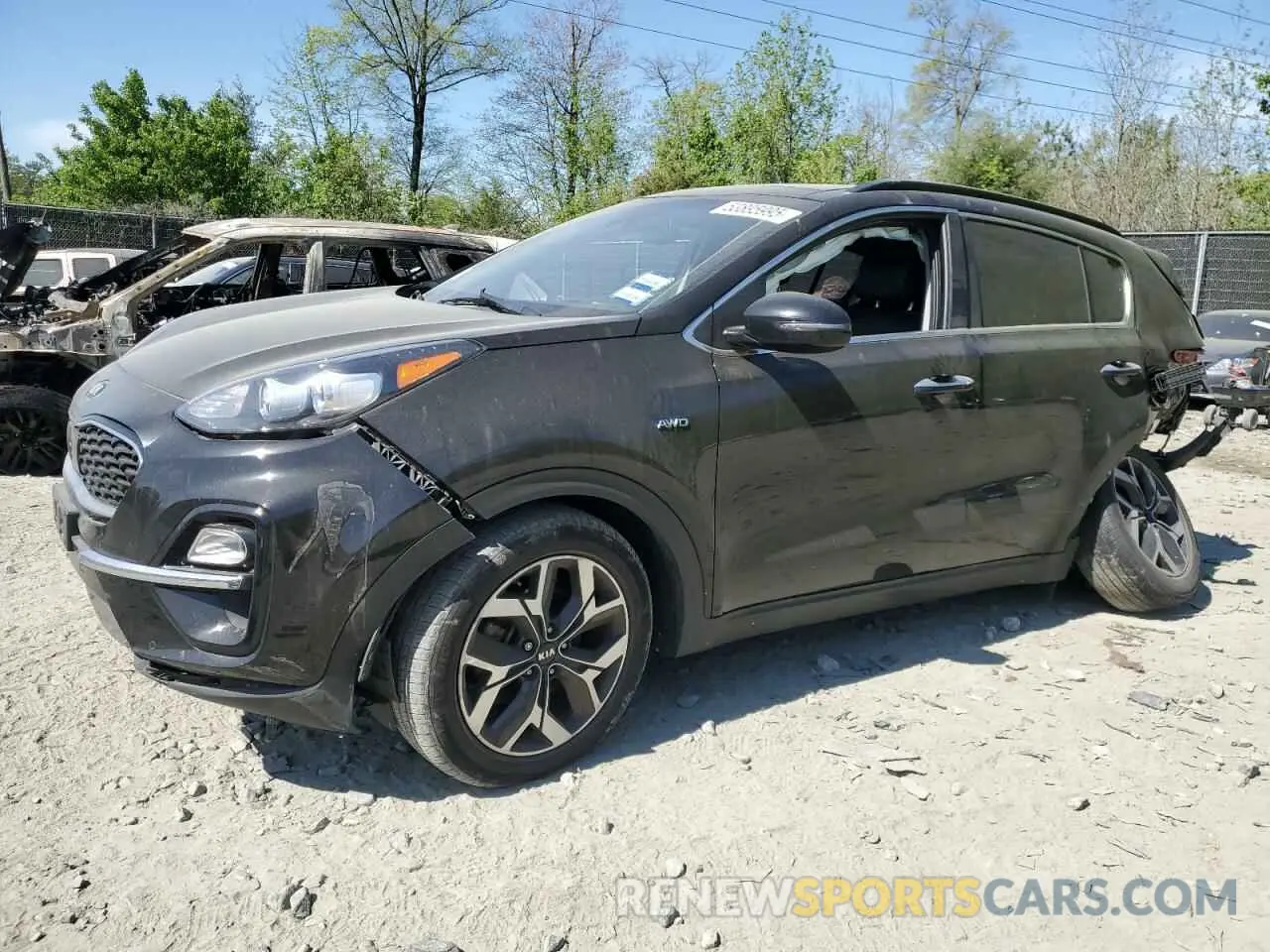 1 Photograph of a damaged car KNDPNCAC9M7936755 KIA SPORTAGE 2021