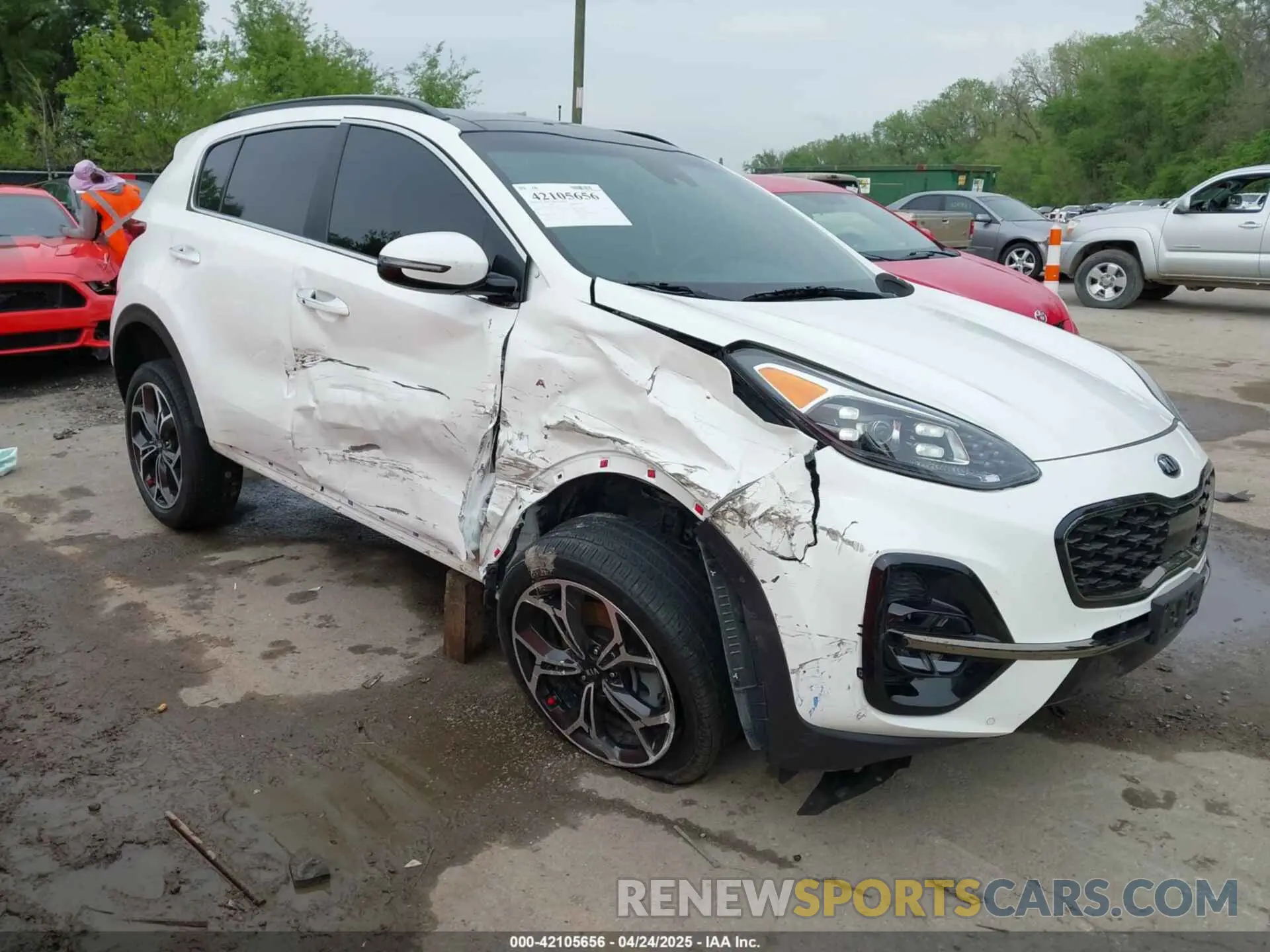 1 Photograph of a damaged car KNDPRCA63M7878009 KIA SPORTAGE 2021